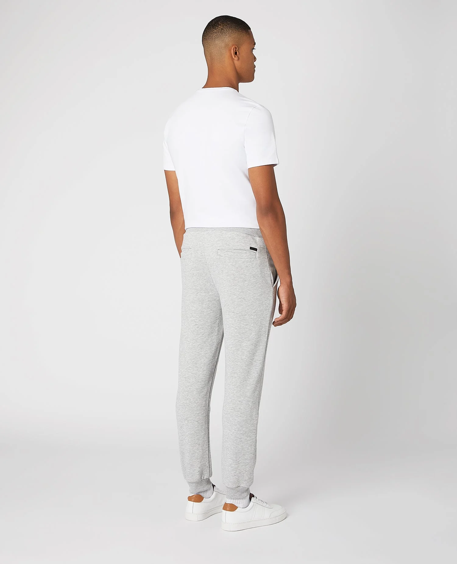 Tapered Fit Cotton-Blend Jogger Bottoms - Image 3