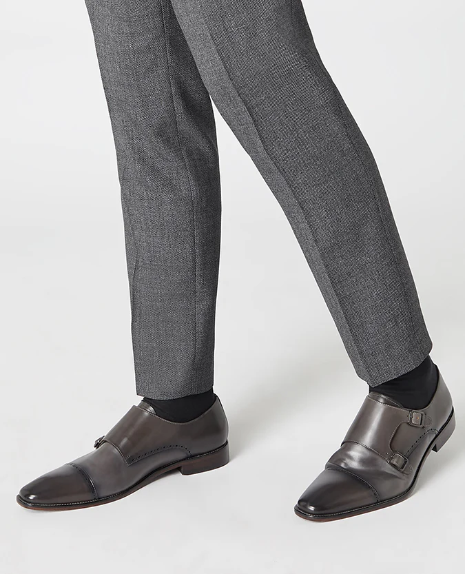 Leather Monk Strap Brogue - Image 4