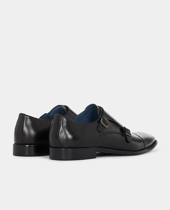 Leather Monk Strap Brogue - Image 3