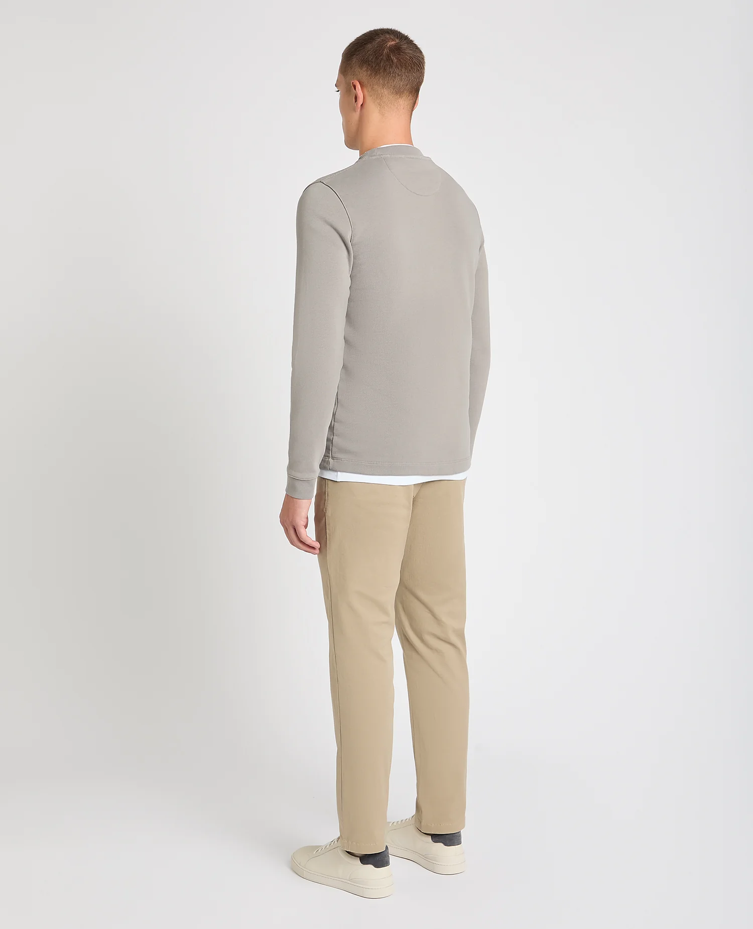 Crew Neck Jersey Sweatshirt - Image 3