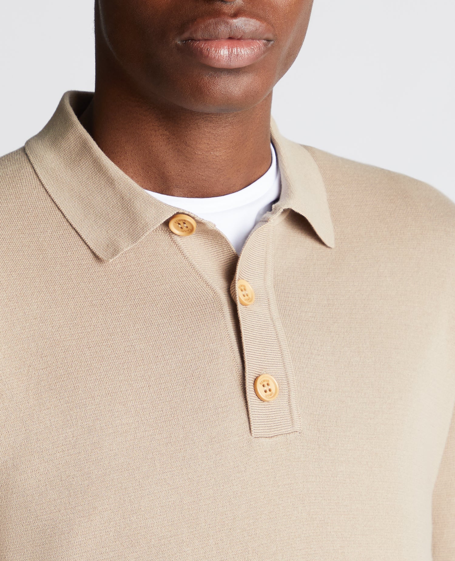 Relaxed Fit Long Sleeve Polo - Image 5