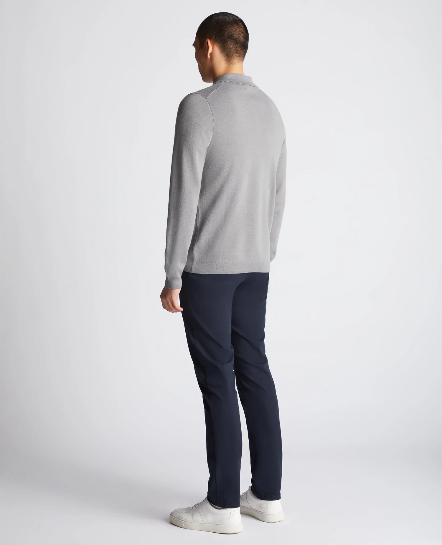 Slim Fit Long Sleeve Cardigan - Image 3