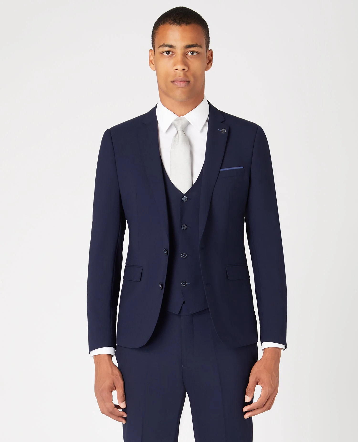 Slim Fit Wool-Rich Stretch Mix and Match Suit