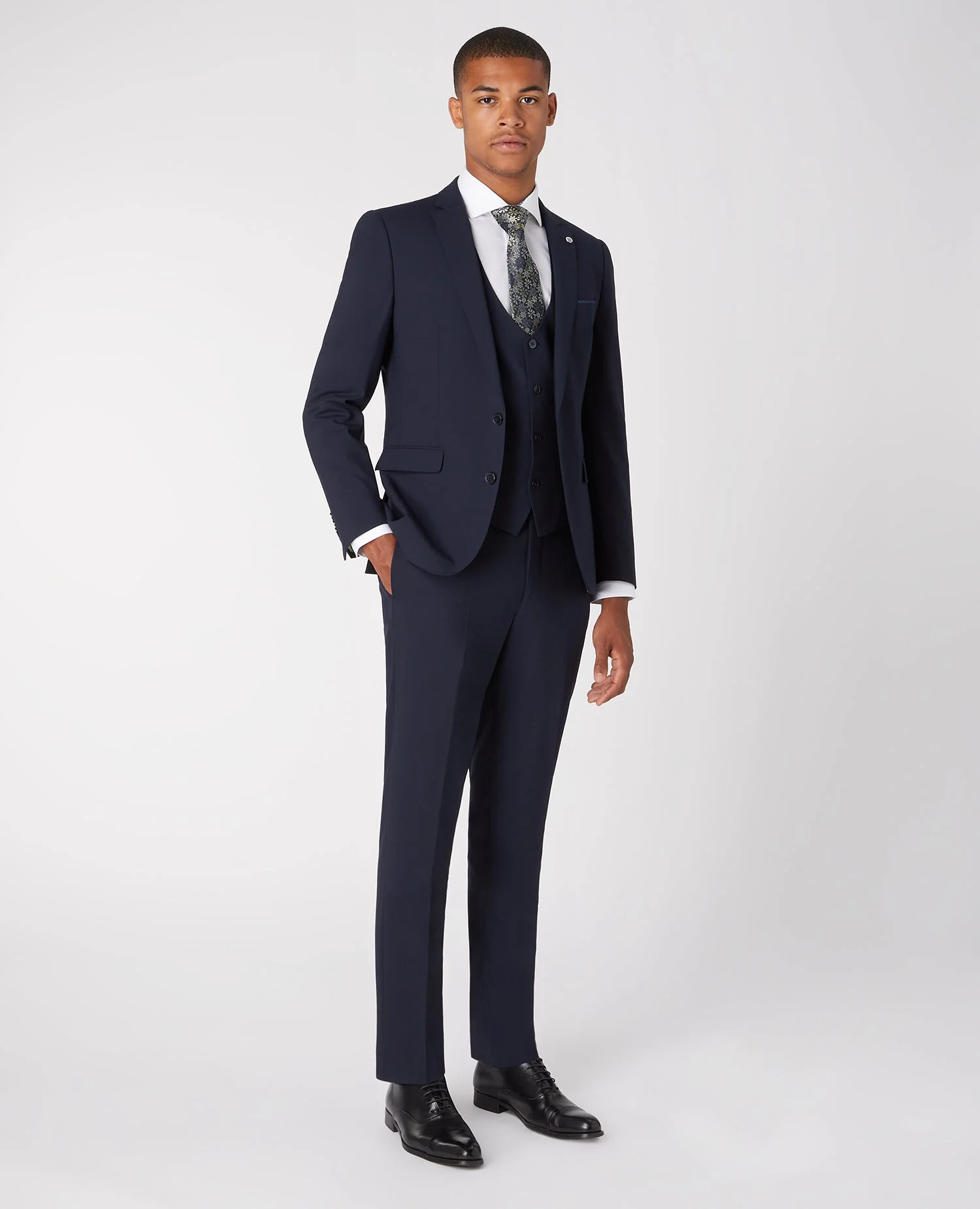 Slim Fit Wool-Rich Stretch Mix and Match Suit Jacket - Image 2