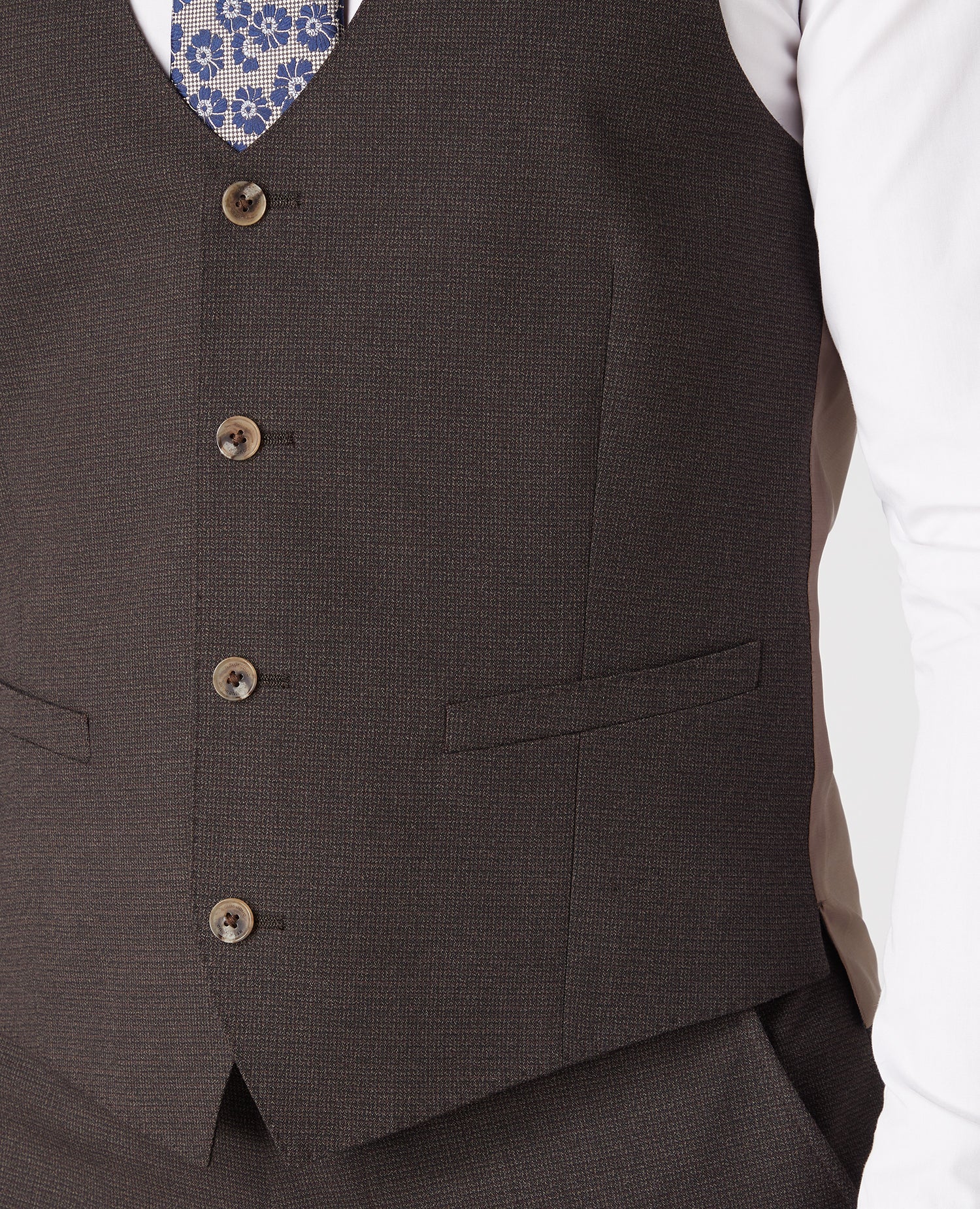 Slim Fit Stretch Waistcoat - Image 4