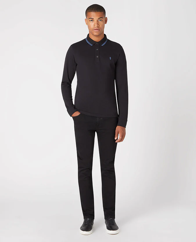 Slim Fit Cotton-Stretch Pique Polo Shirt - Image 2