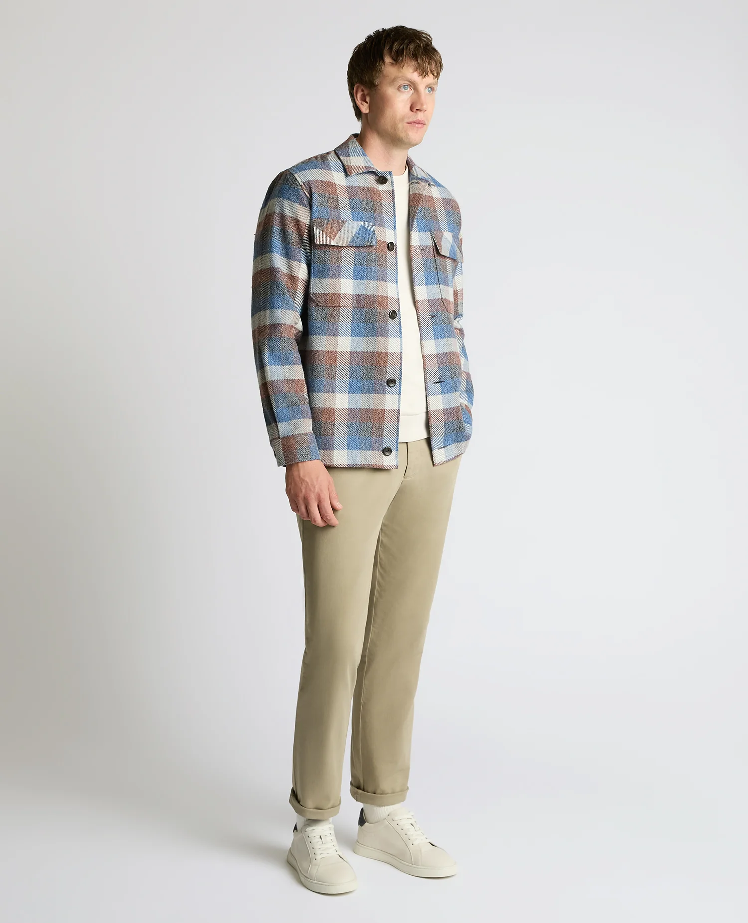 Regular Fit Brushed Cotton Shacket - Image 4