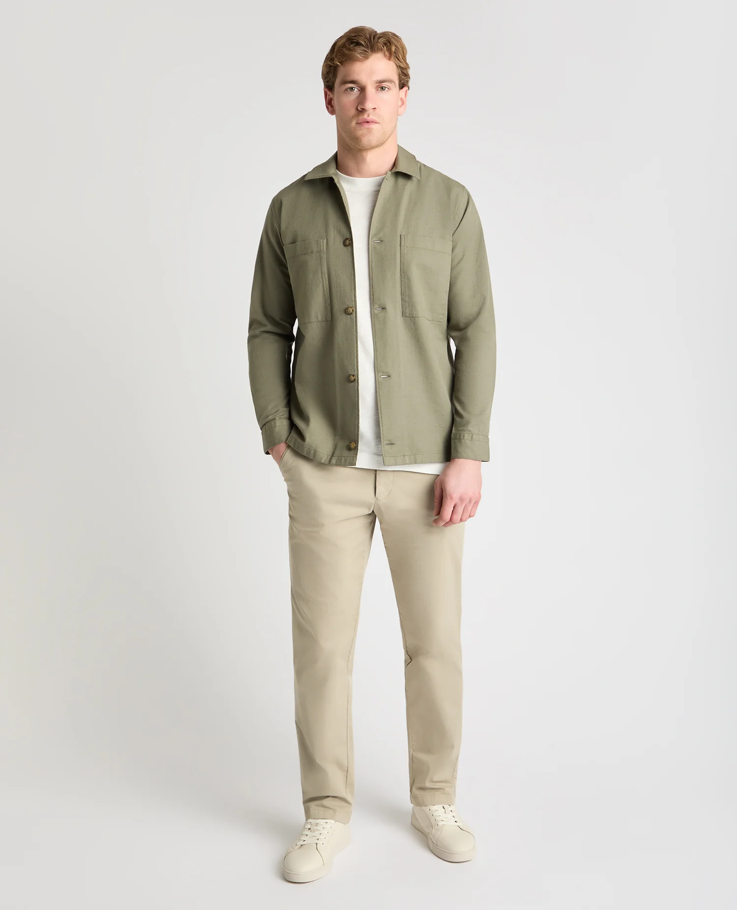 Regular Fit Cotton Shacket - Image 2