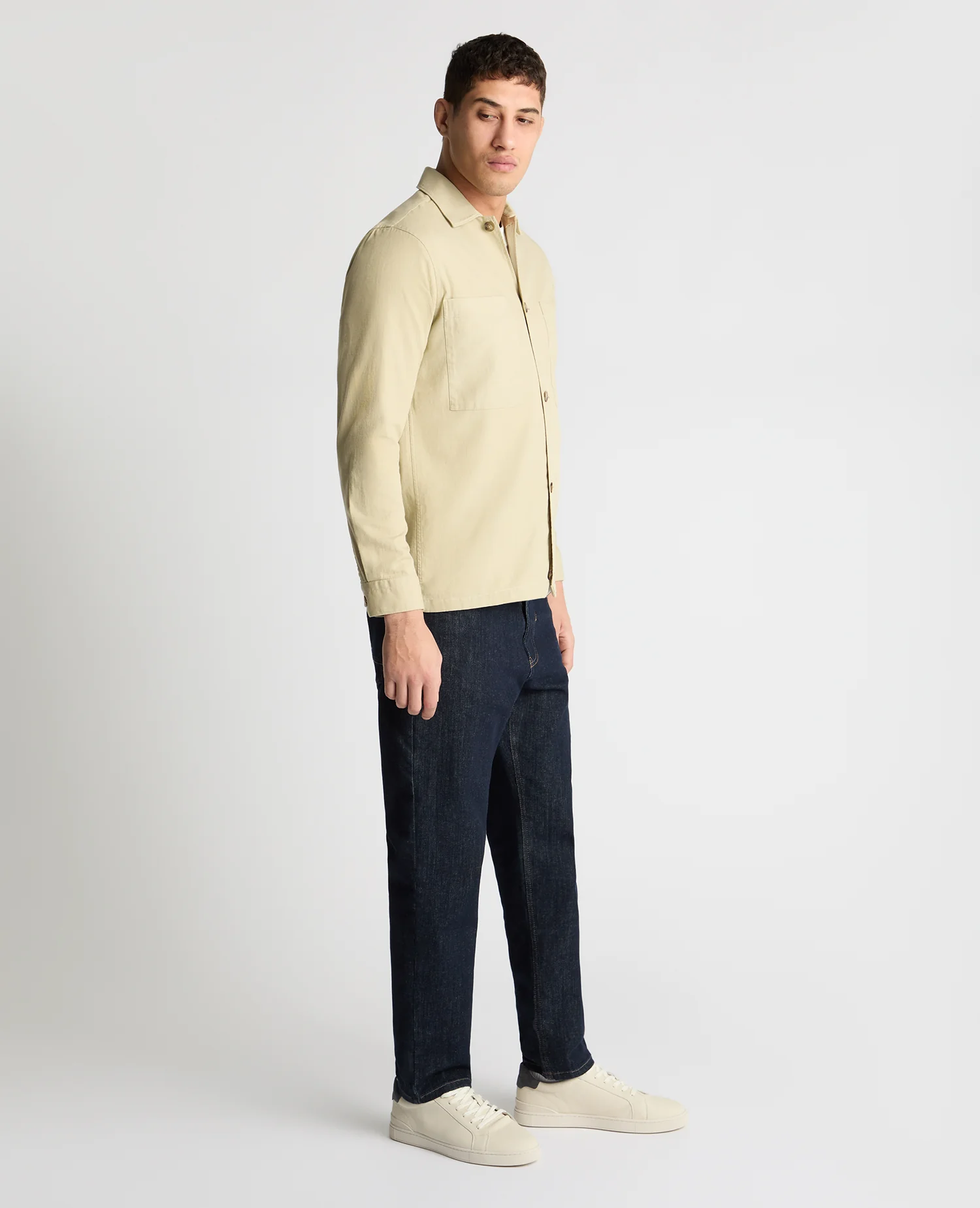 Regular Fit Cotton Shacket - Image 4