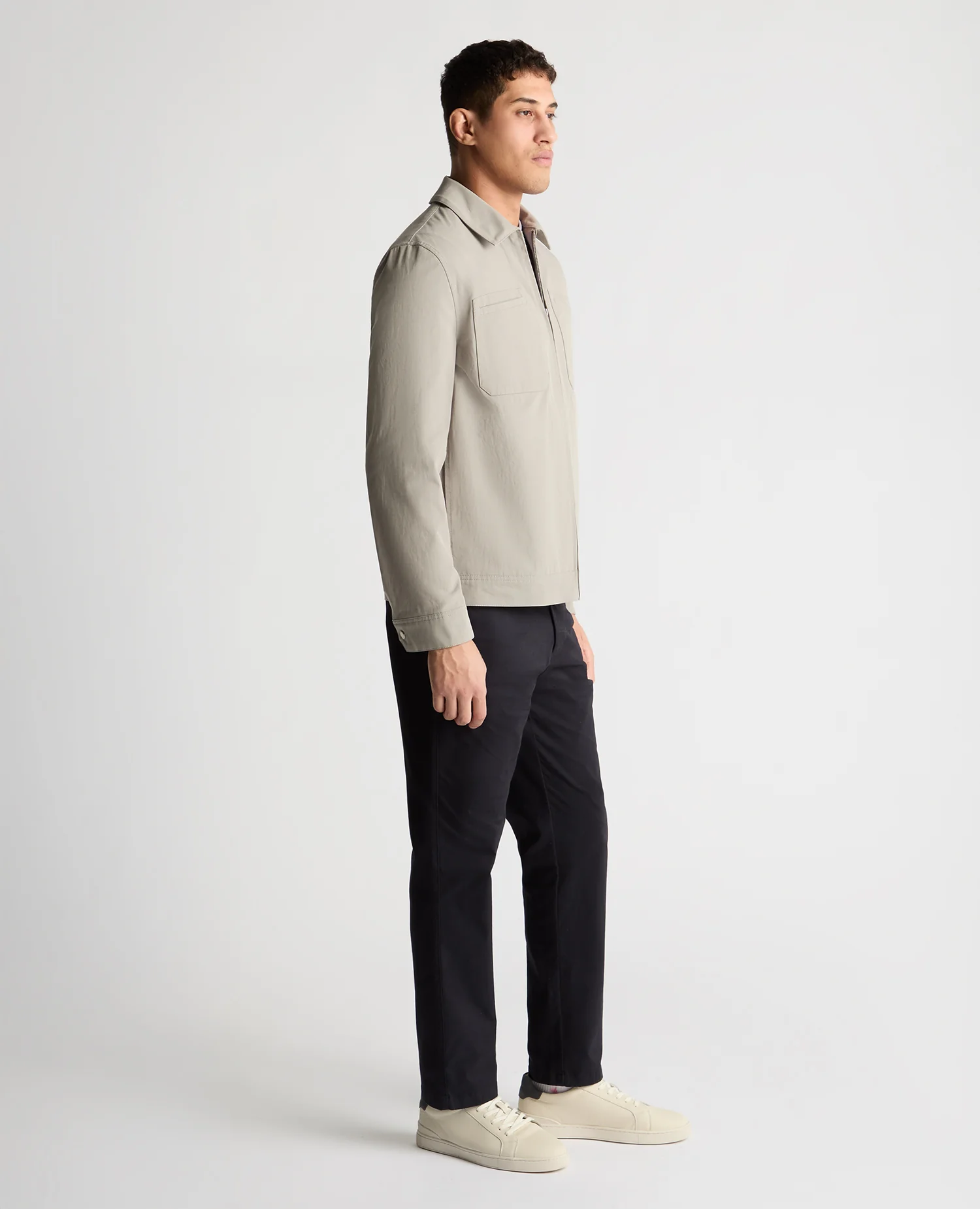 Regular Fit Cotton Utility Jacket - Image 4