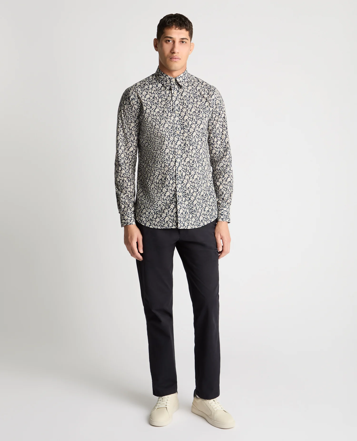 Regular Fit Floral Cotton Shirt - Image 2