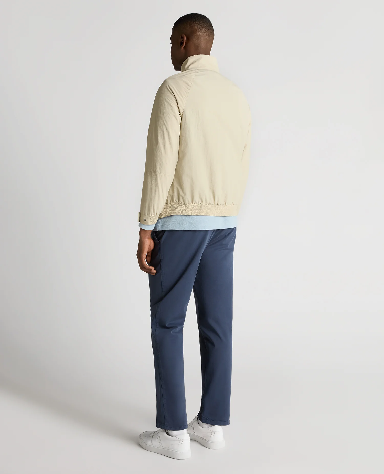 Regular Fit Showerproof Harrington Jacket - Image 4