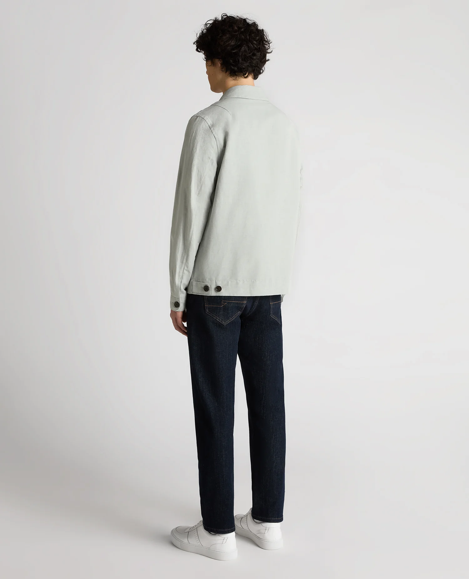 Regular Fit Two-Way Zip Shirt Jacket - Image 3