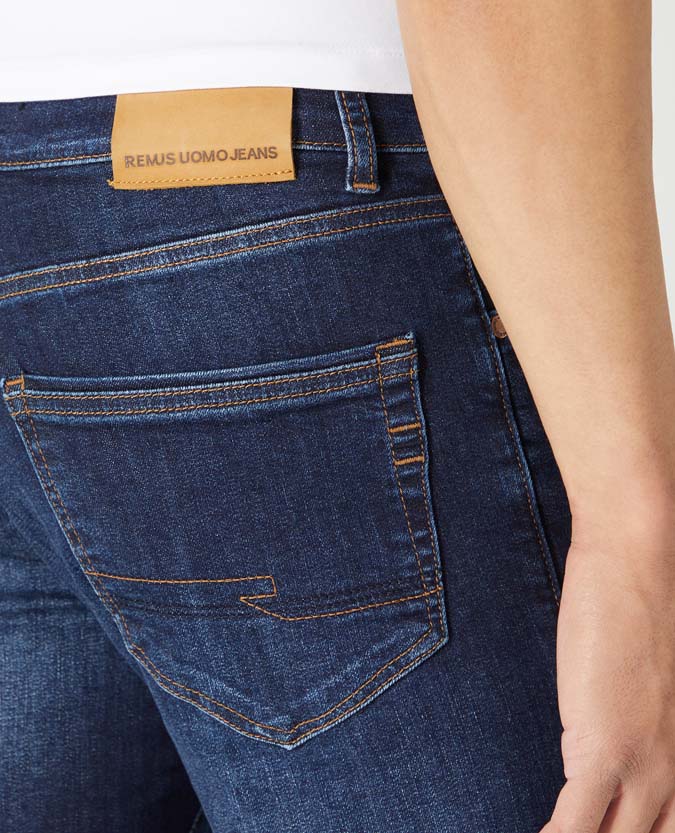 Straight Leg Cotton Power Stretch Jeans - Image 5