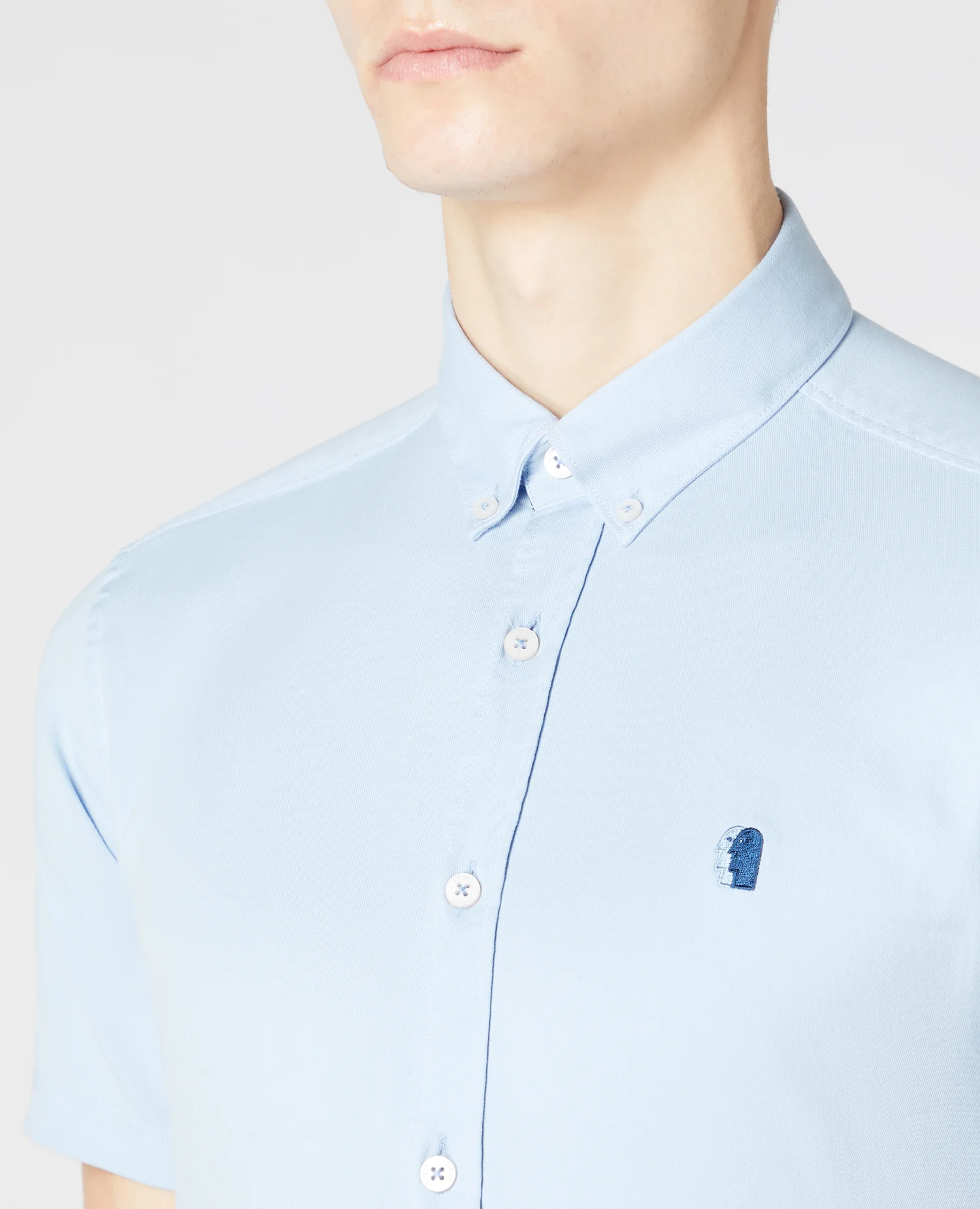 Slim Fit Cotton Stretch Shirt - Image 4