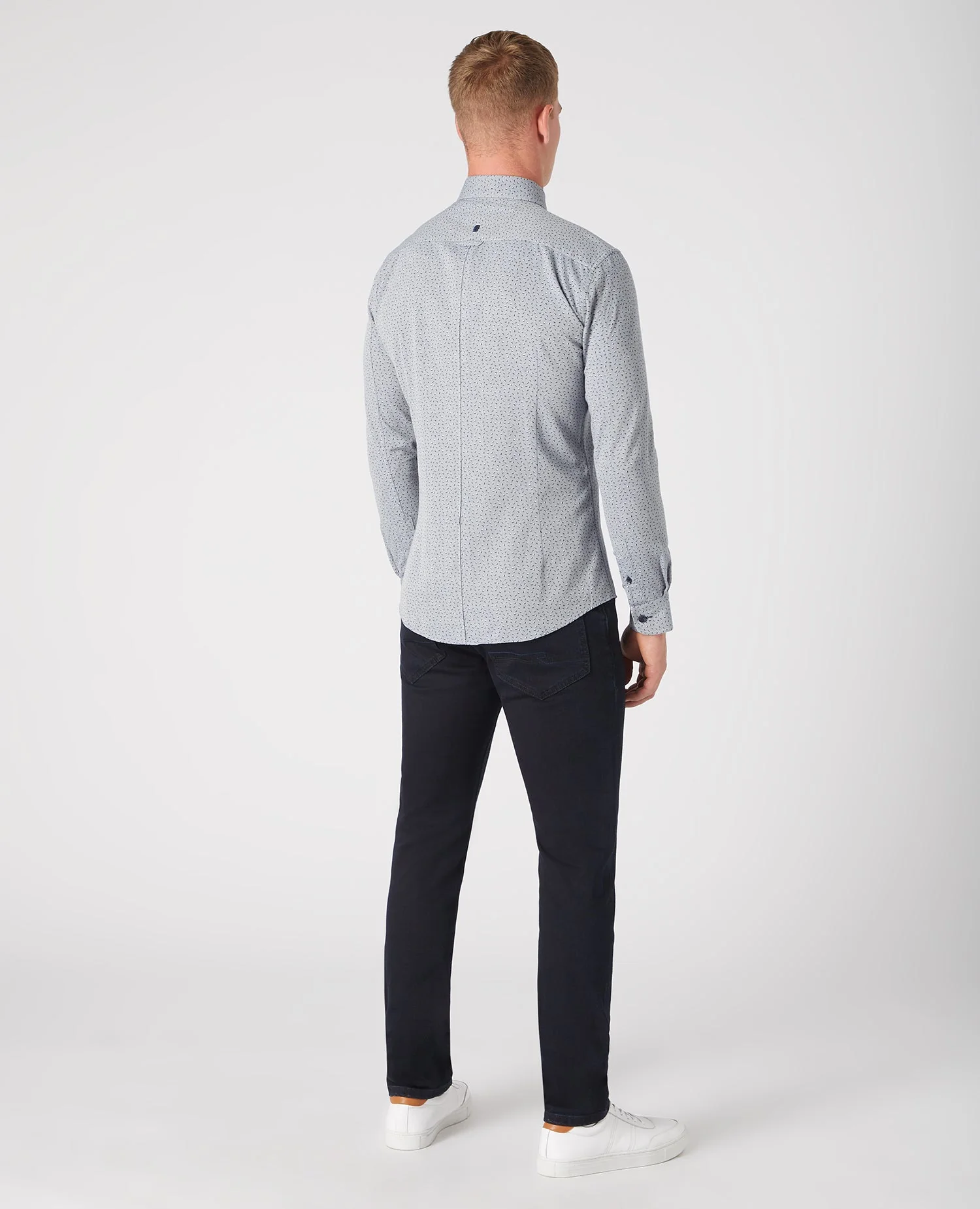 Slim Fit Print Cotton Shirt - Image 3