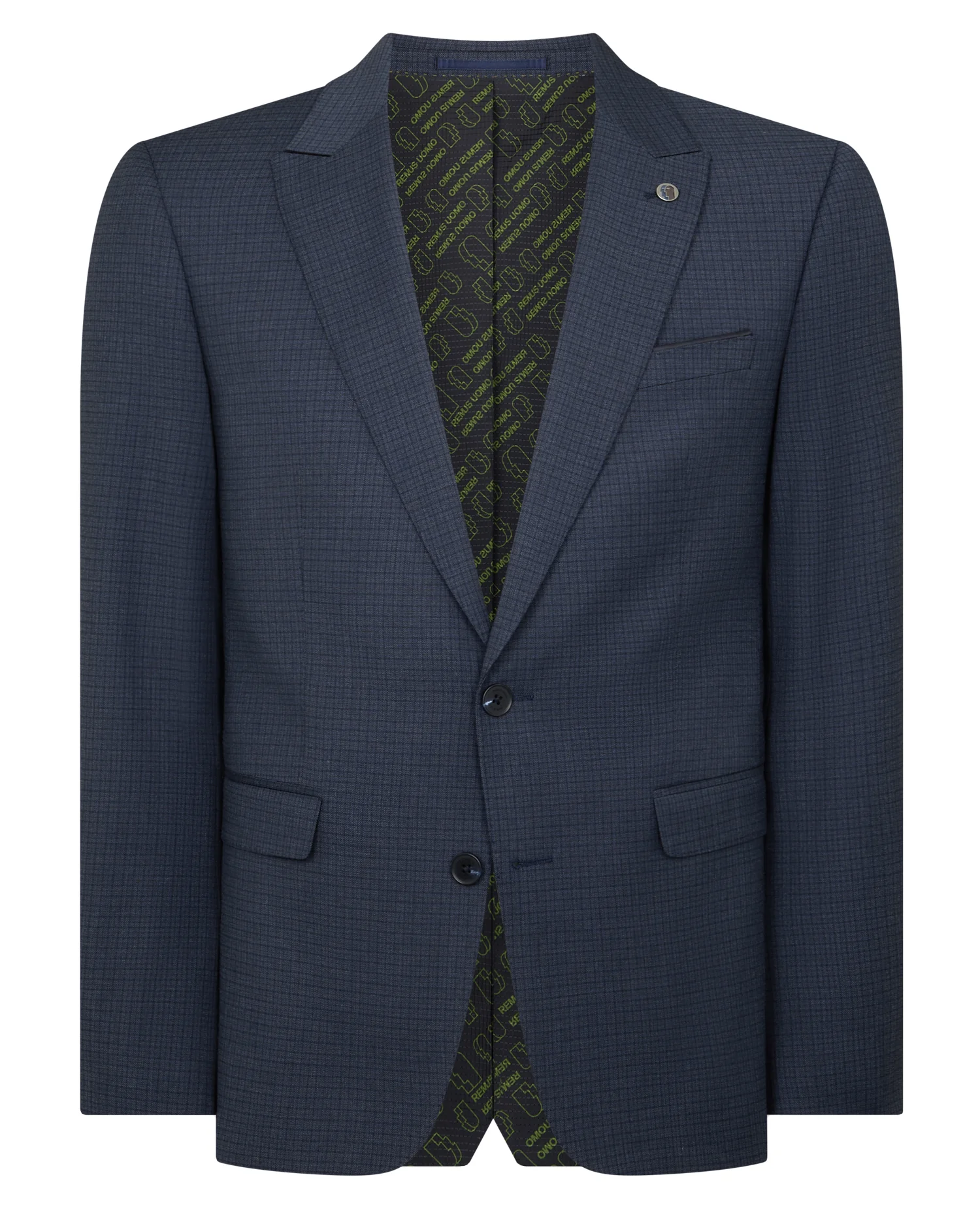 Slim Fit Checked Stretch Suit Jacket - Image 6