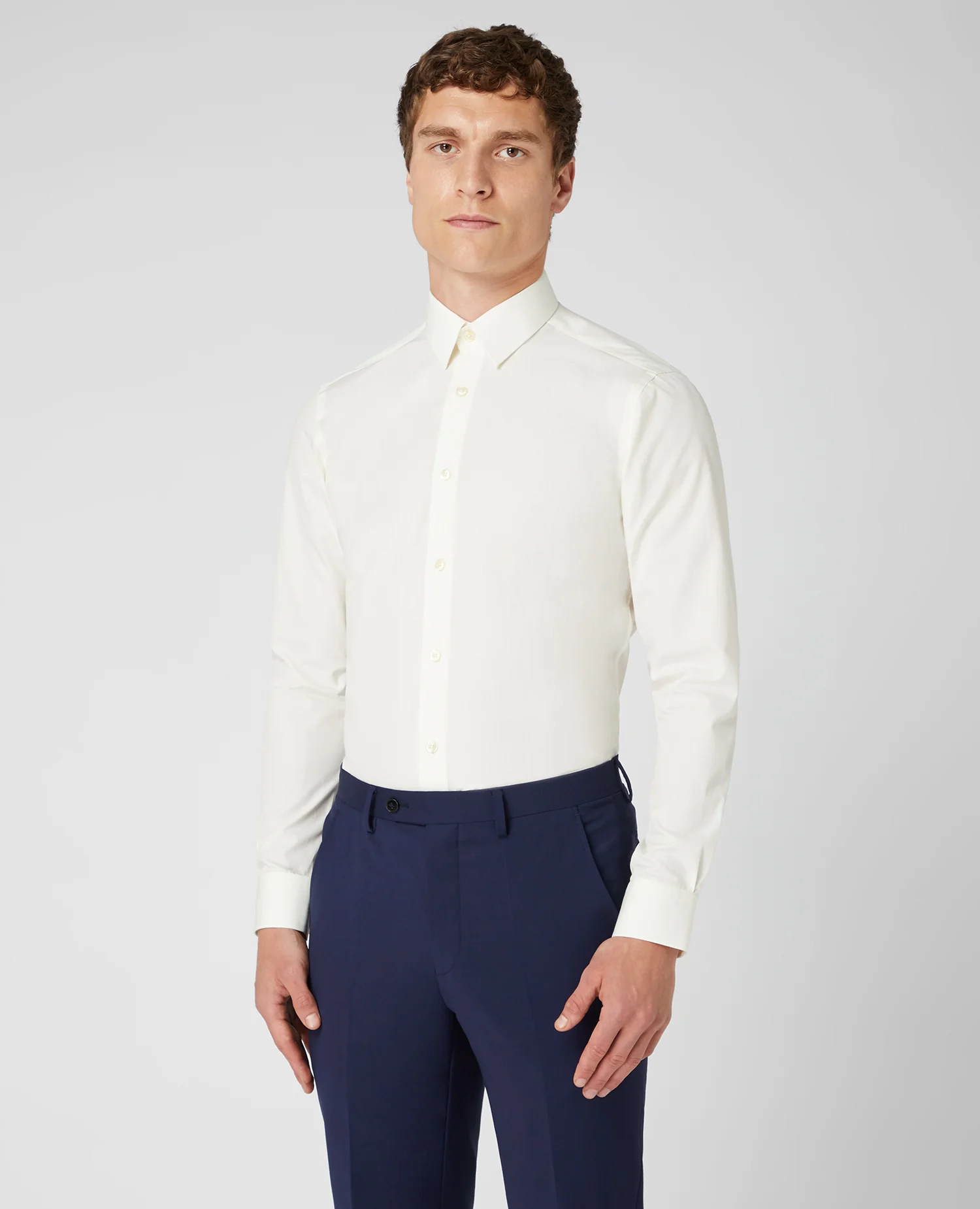 Slim Fit Cotton-Blend Shirt