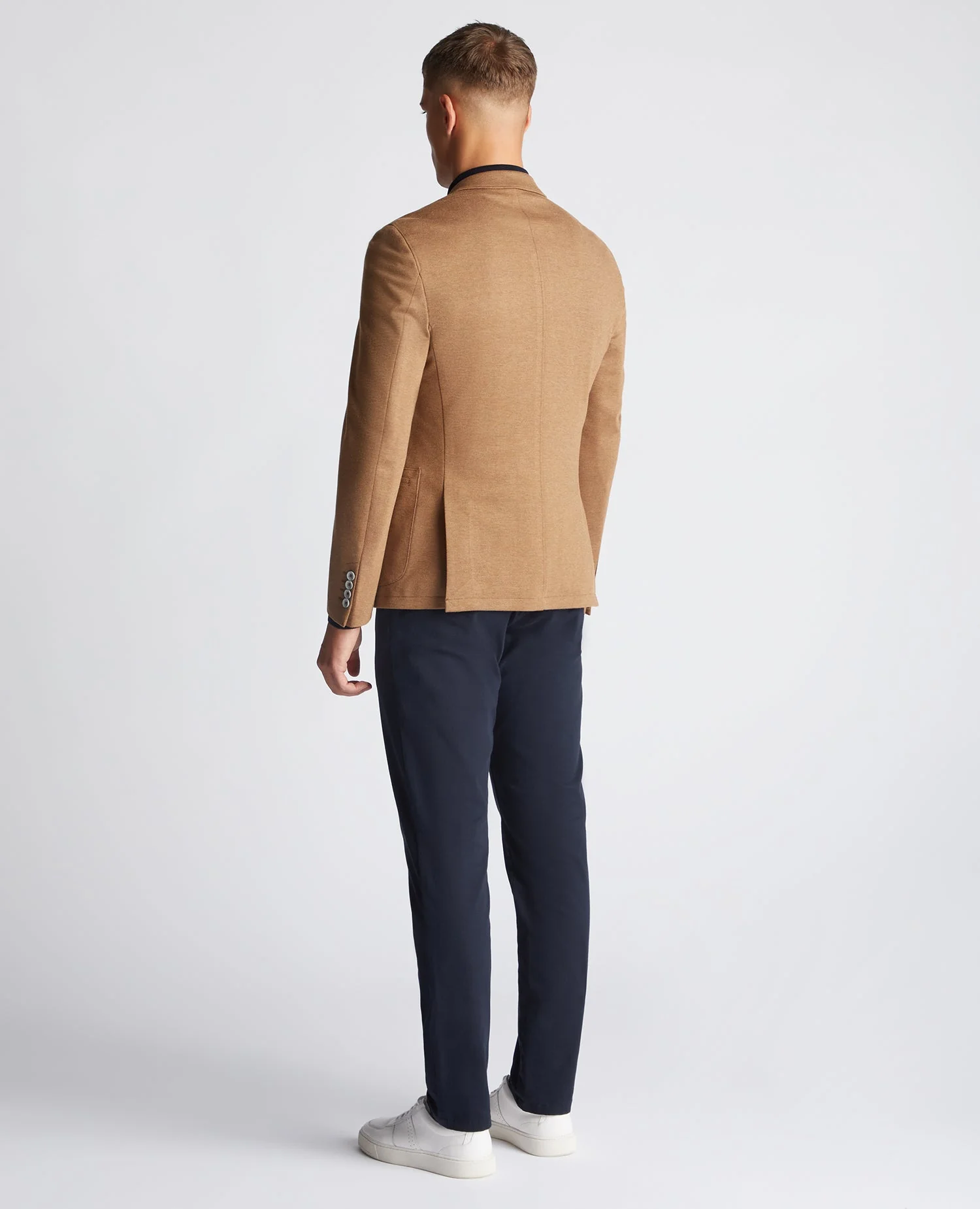 Slim Fit Cotton-Blend Stretch Jacket - Image 3