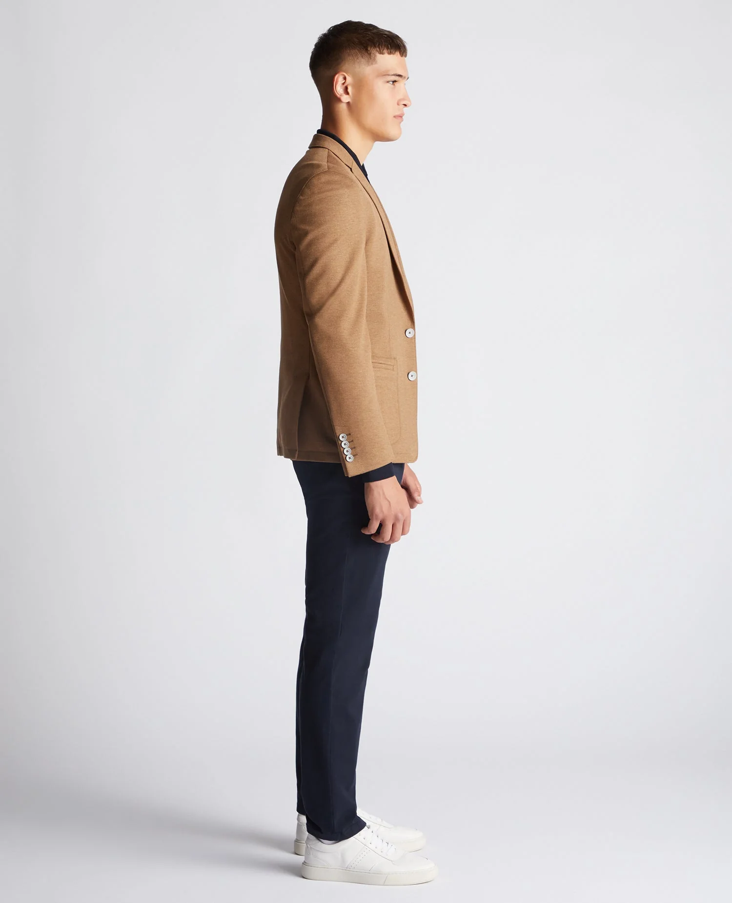 Slim Fit Cotton-Blend Stretch Jacket - Image 4