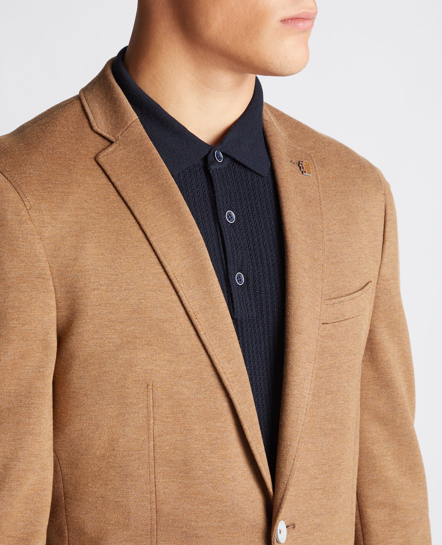 Slim Fit Cotton-Blend Stretch Jacket - Image 5
