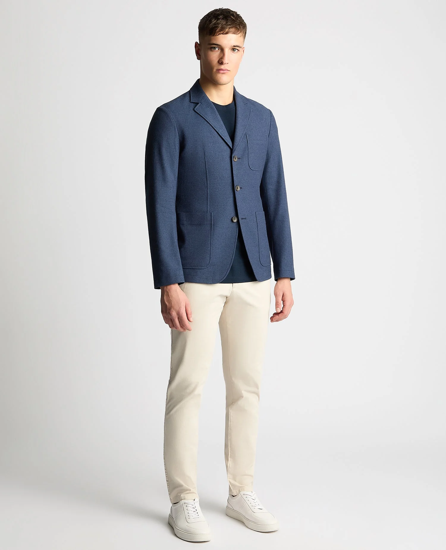 Slim Fit Cotton-Blend Stretch Jacket - Image 2