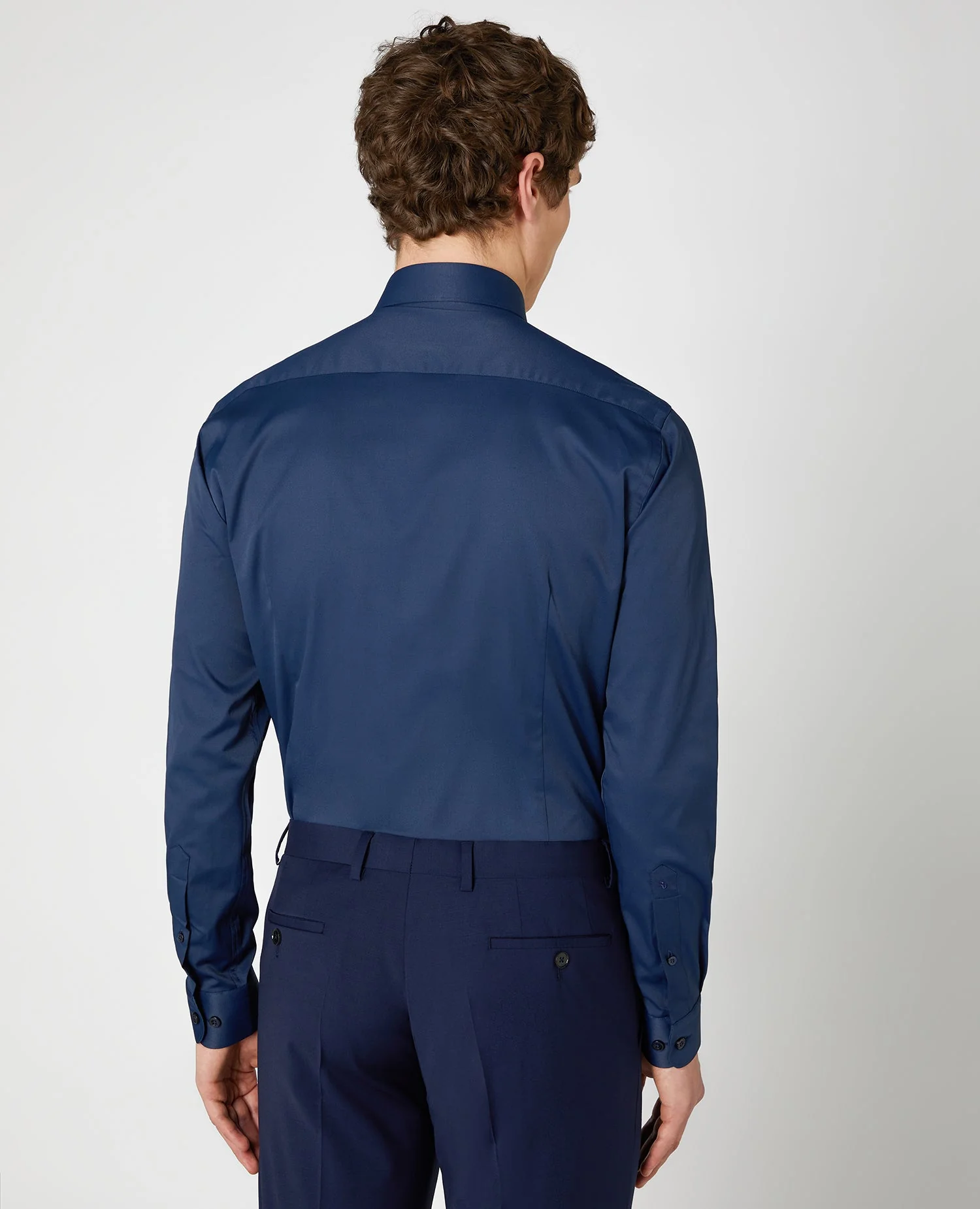 Slim Fit Cotton Stretch Shirt - Image 3