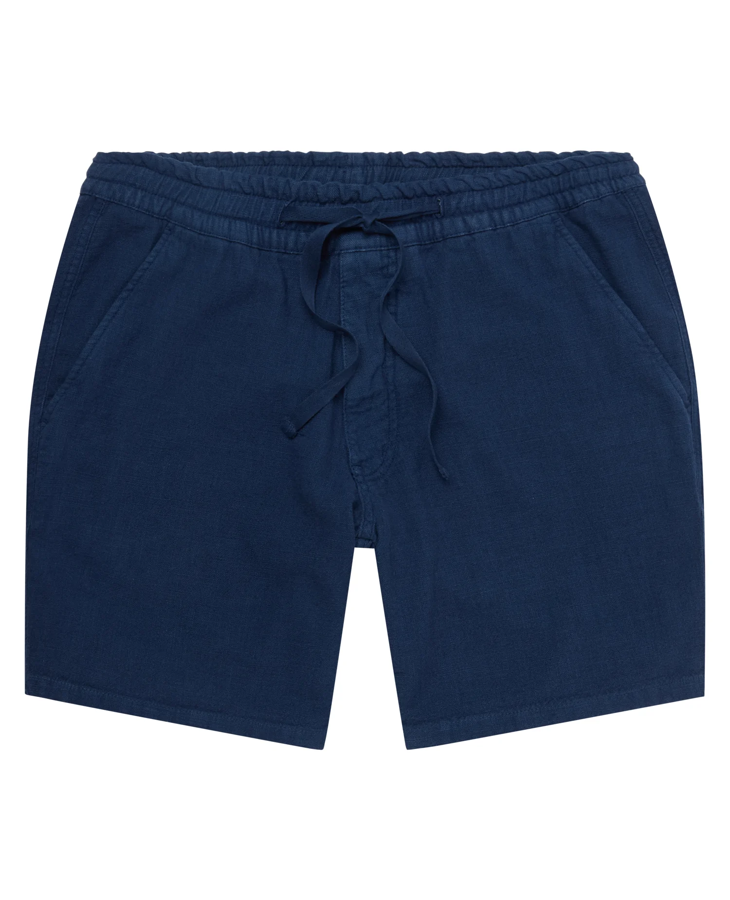 Slim Fit Cotton-Linen Shorts - Image 6
