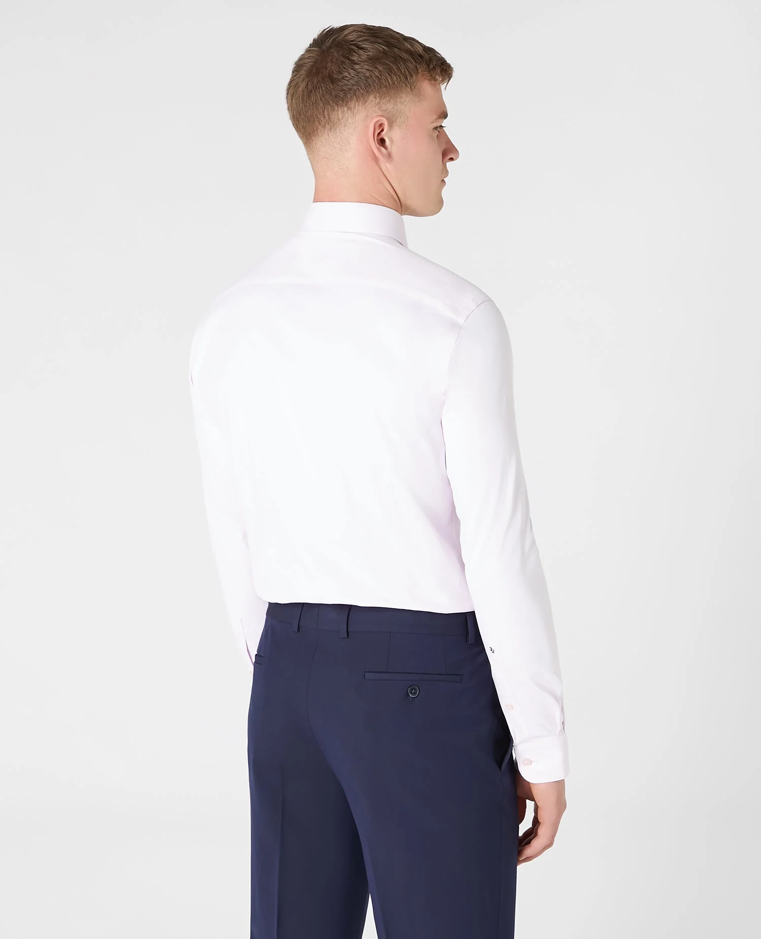 Slim Fit Cotton Stretch Shirt - Image 3