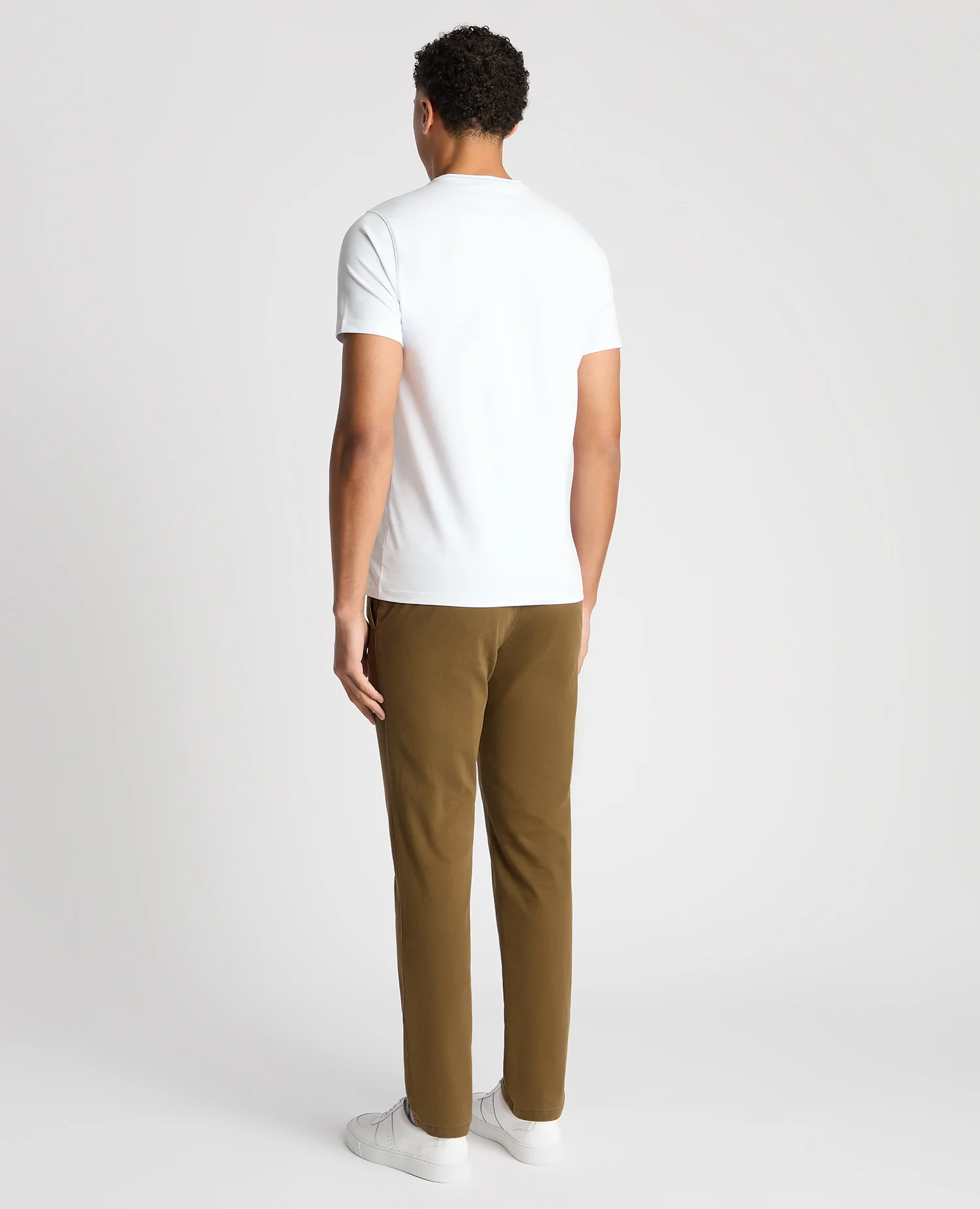 Slim Fit Cotton-Stretch Washed Chino - Image 3