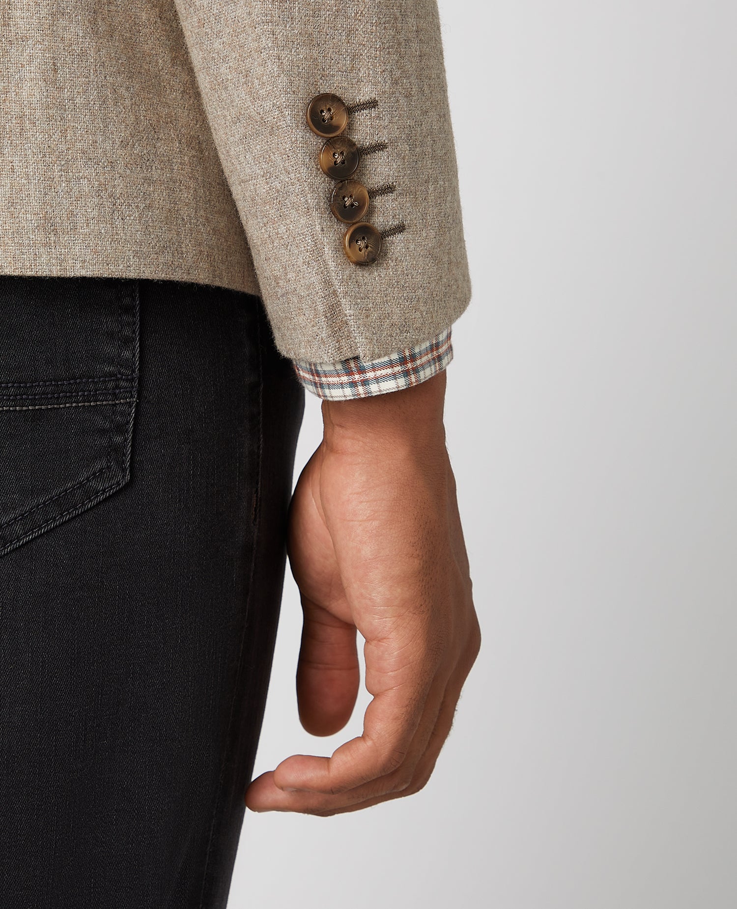 Slim Fit Wool Rich Jacket - Image 4