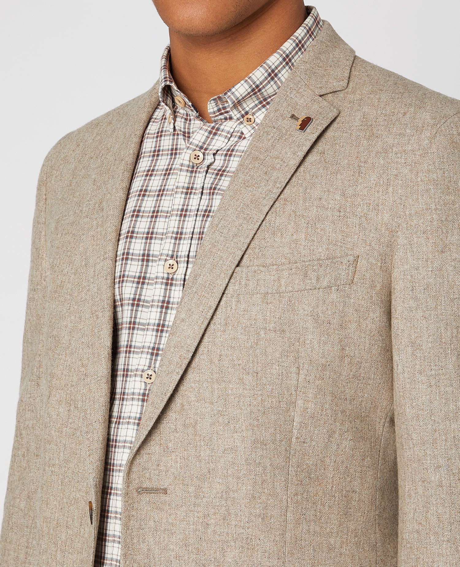 Slim Fit Wool Rich Jacket - Image 5