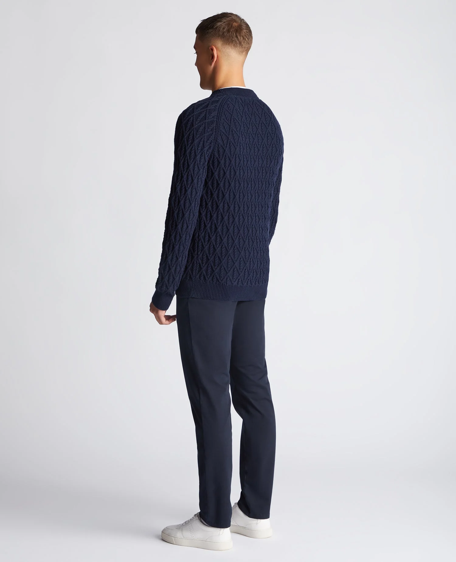 Tapered Fit Cotton Sweater - Image 3