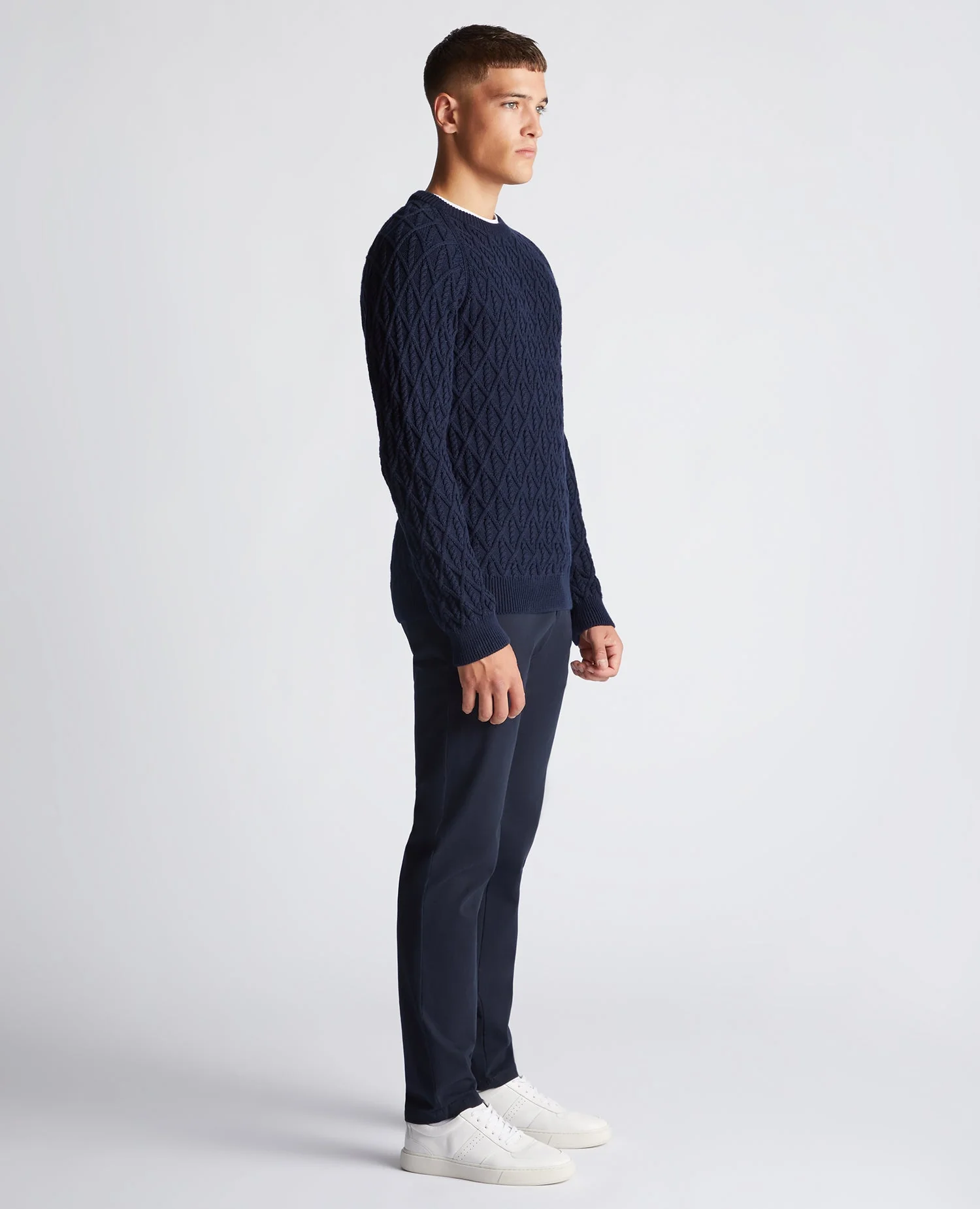 Tapered Fit Cotton Sweater - Image 4