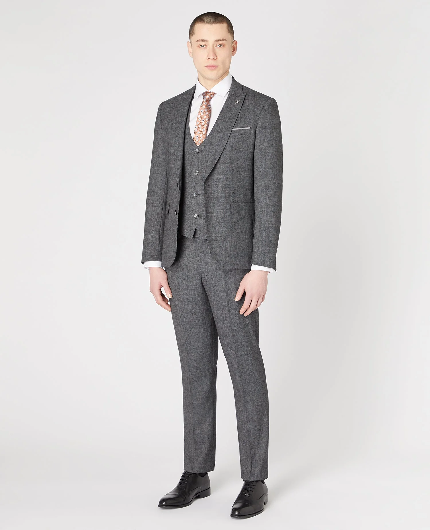 Slim Fit Wool-Rich Stretch Mix and Match Suit - Image 2