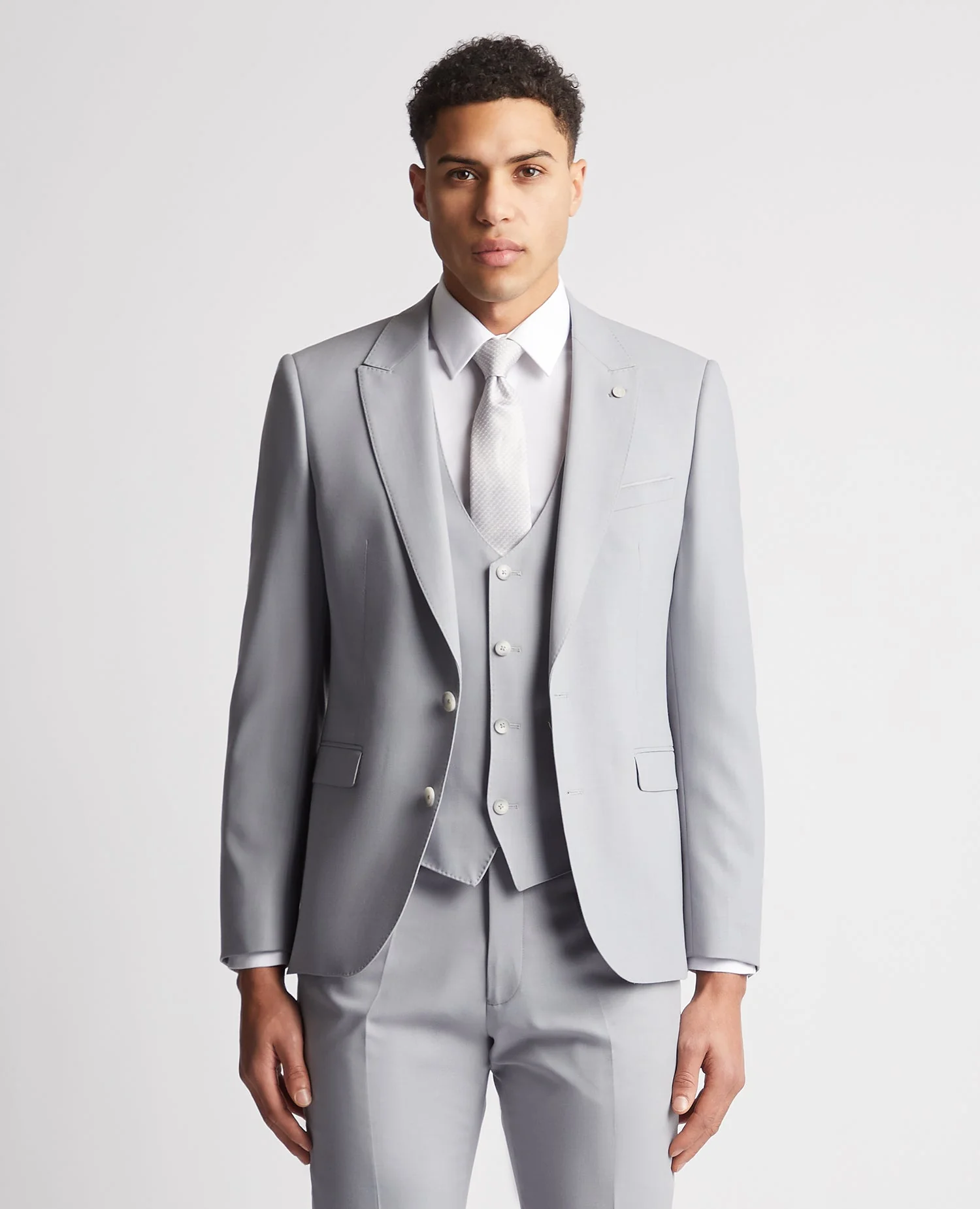 Slim Fit Mix and Match Wool-Blend Suit Jacket