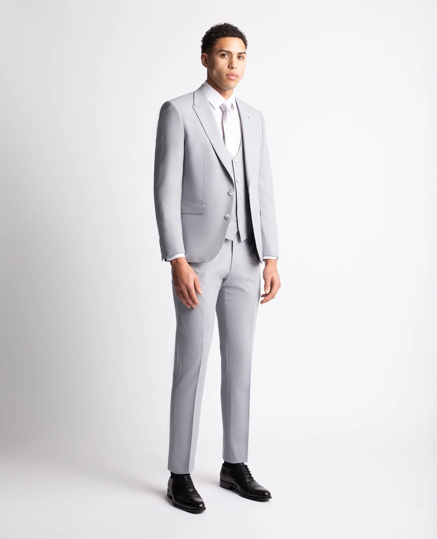 Slim Fit Mix and Match Wool-Blend Suit Jacket - Image 2