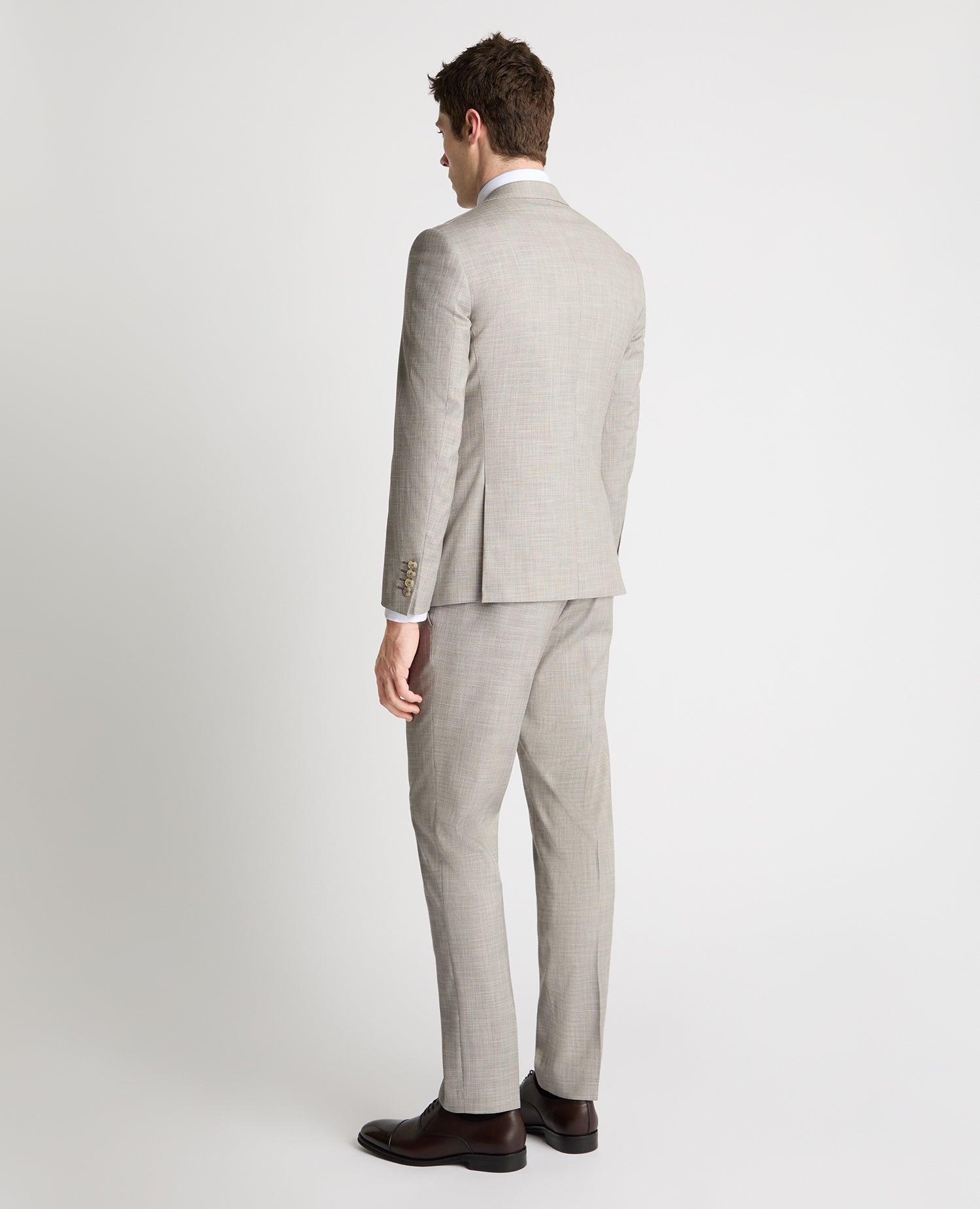 Slim Fit Notch Lapel Suit Jacket - Image 3