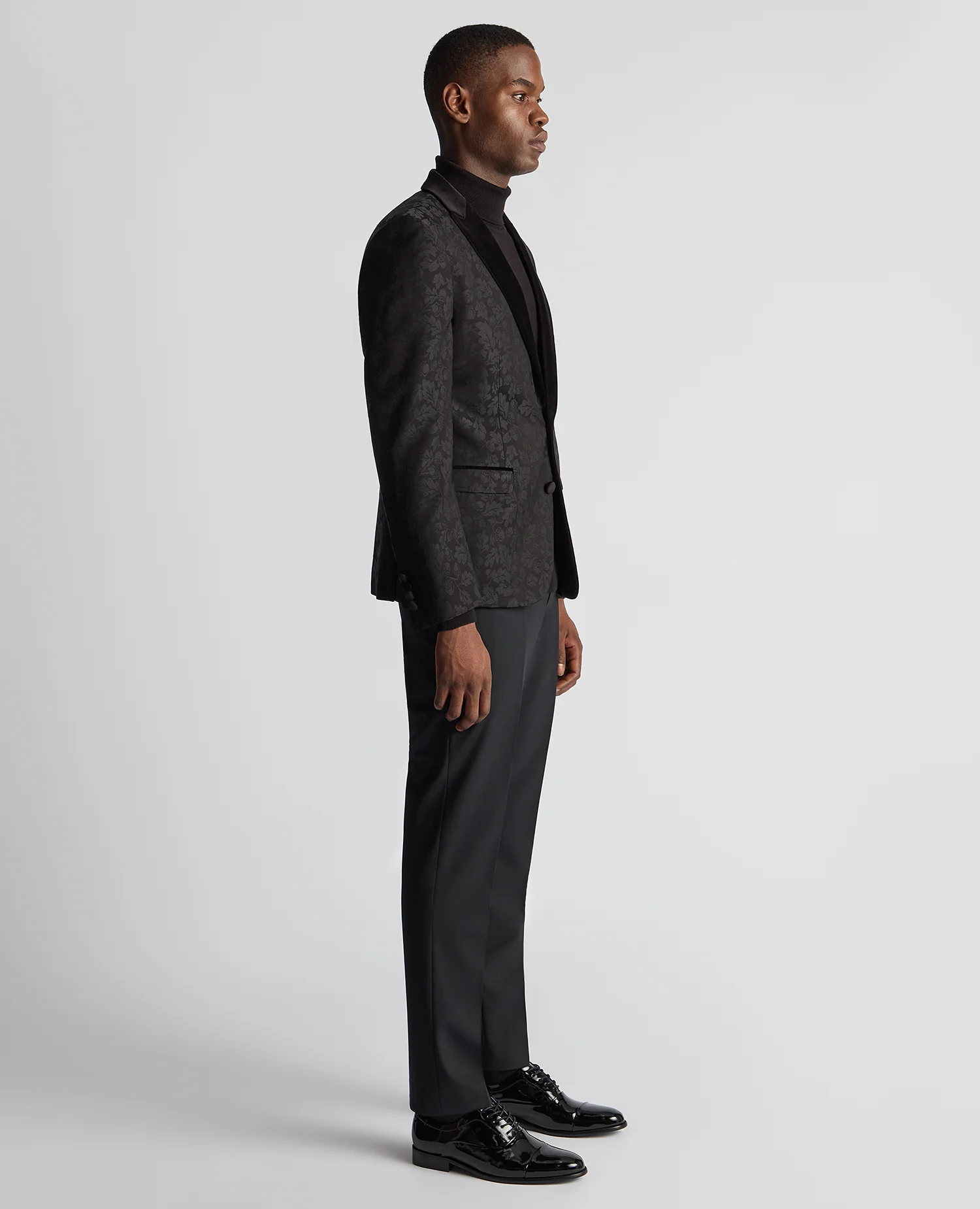 Slim Fit Floral Dinner Jacket - Image 4