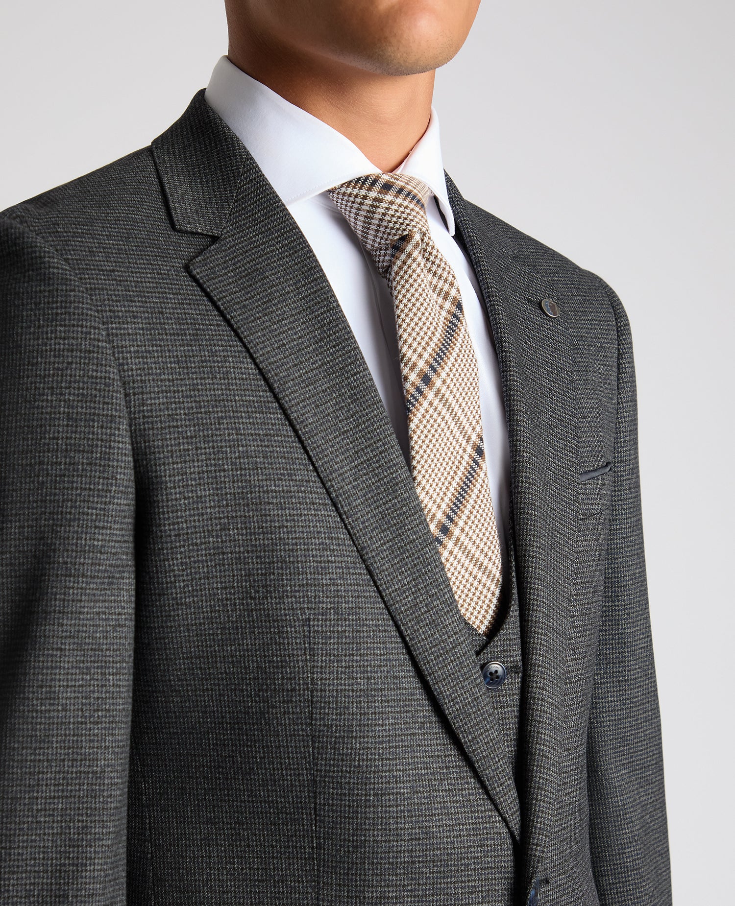 Slim Fit Stretch Suit - Image 4