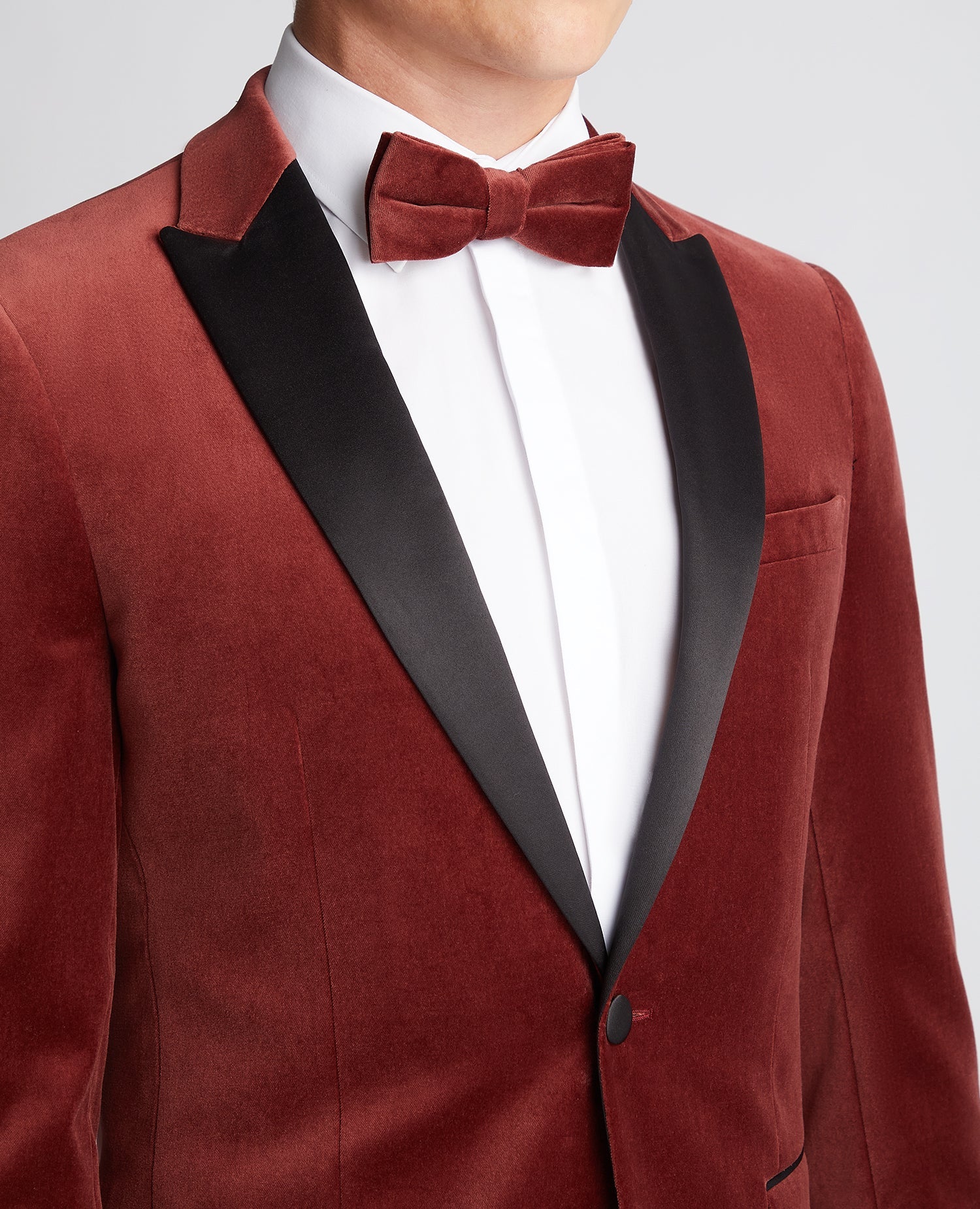 Slim Fit Velvet Jacket - Image 5