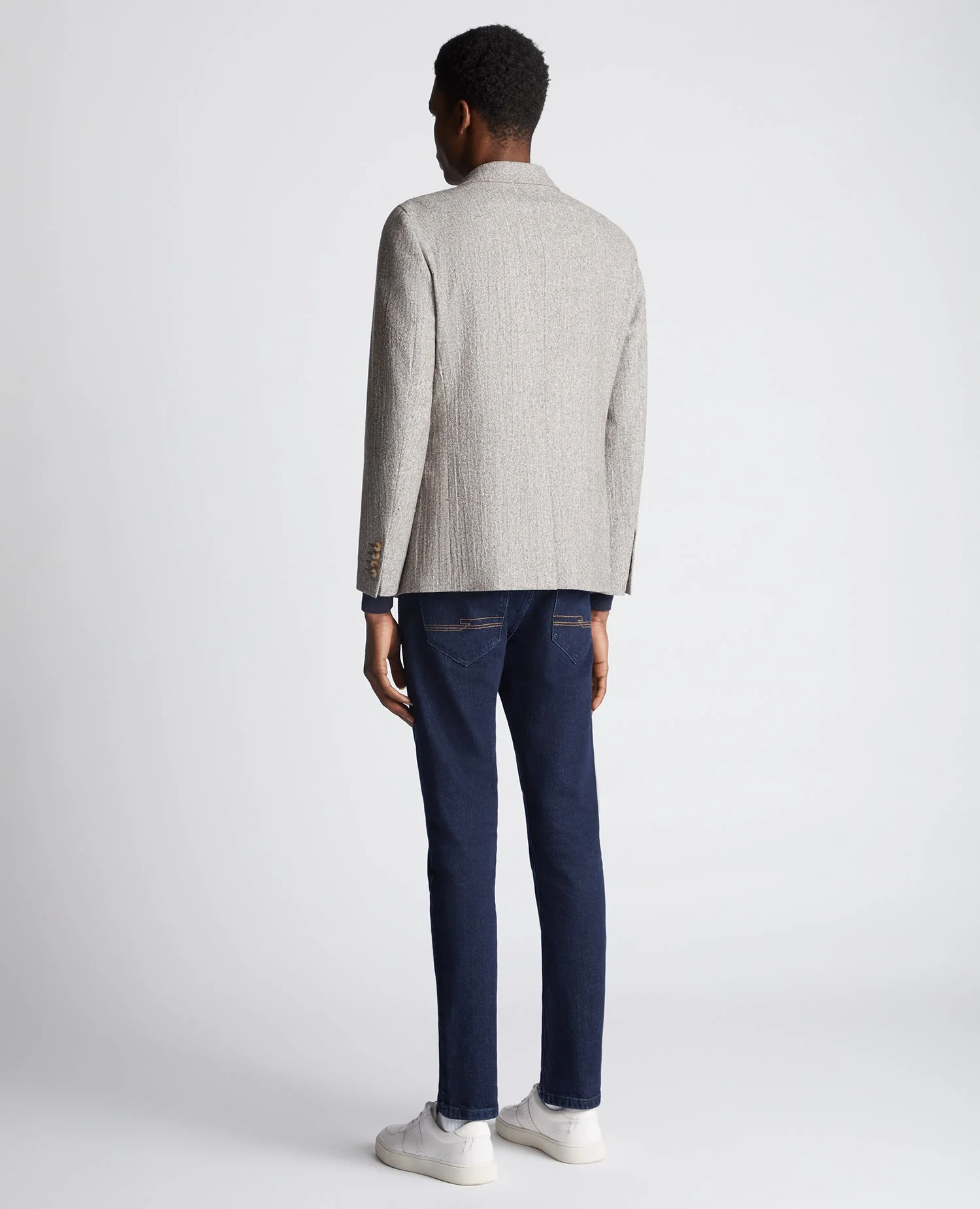 Slim Fit Wool Blend Jacket - Image 3