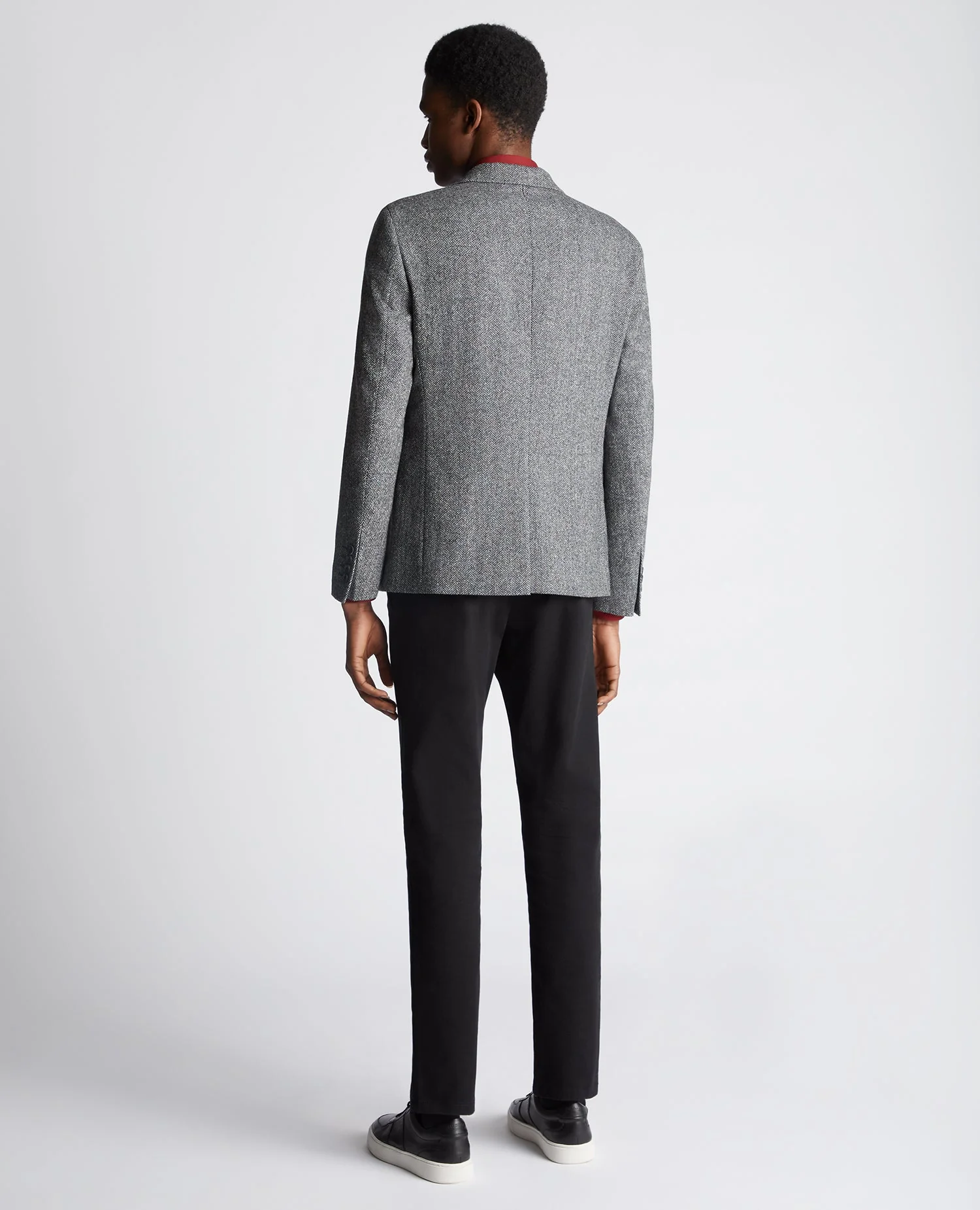 Slim Fit Wool Blend Jacket - Image 3