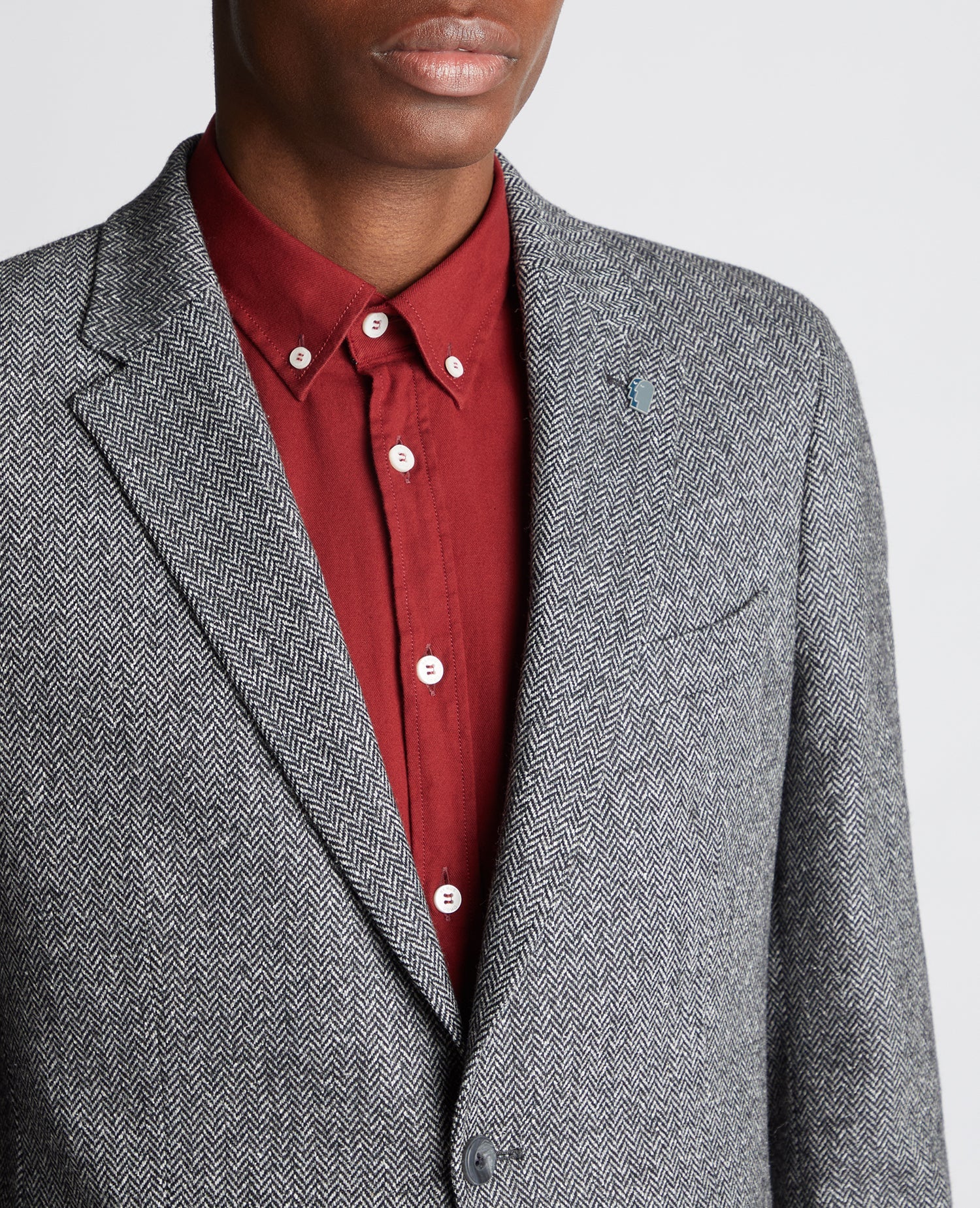 Slim Fit Wool Blend Jacket - Image 5