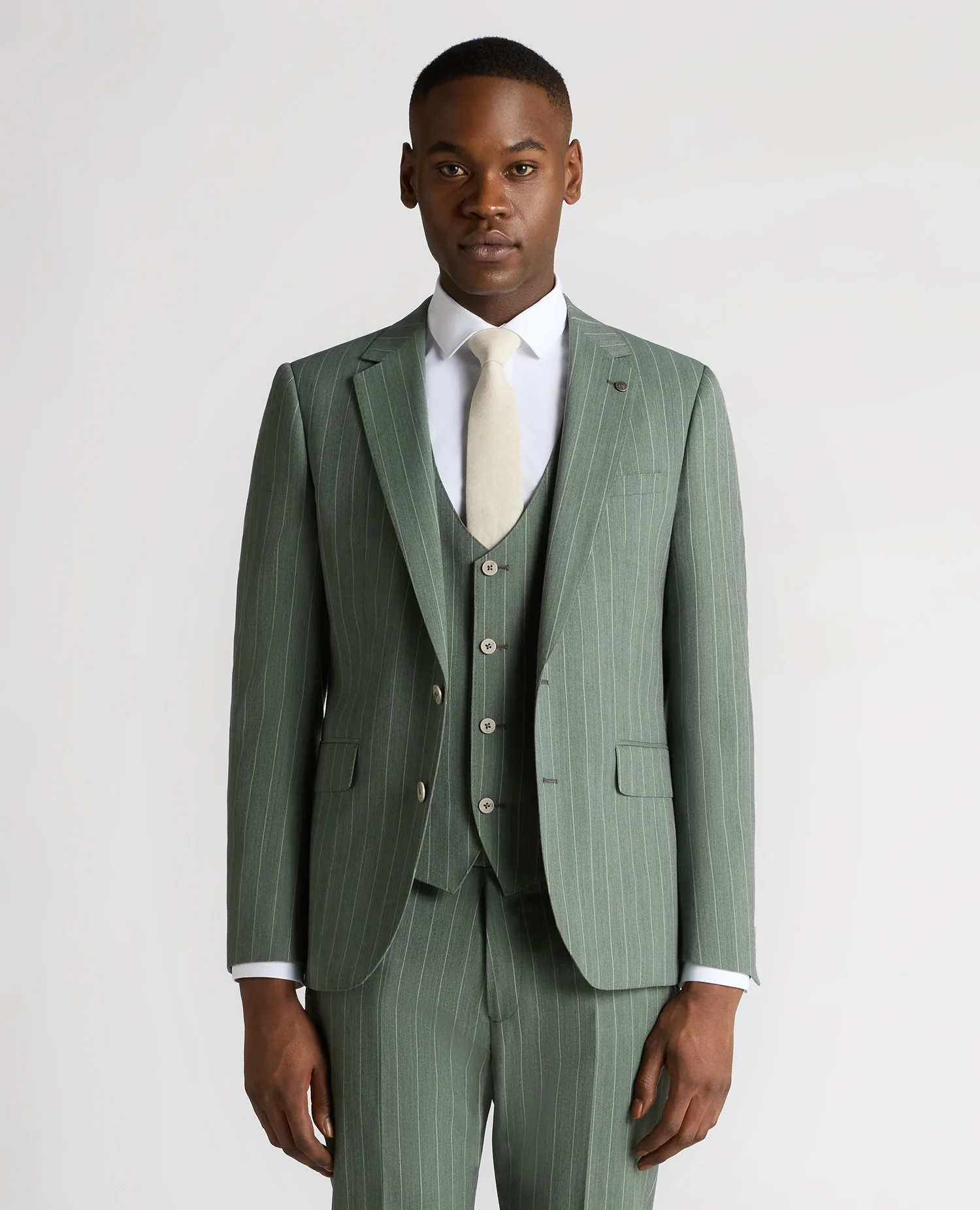 Slim Fit Wool-Blend Mix and Match Suit