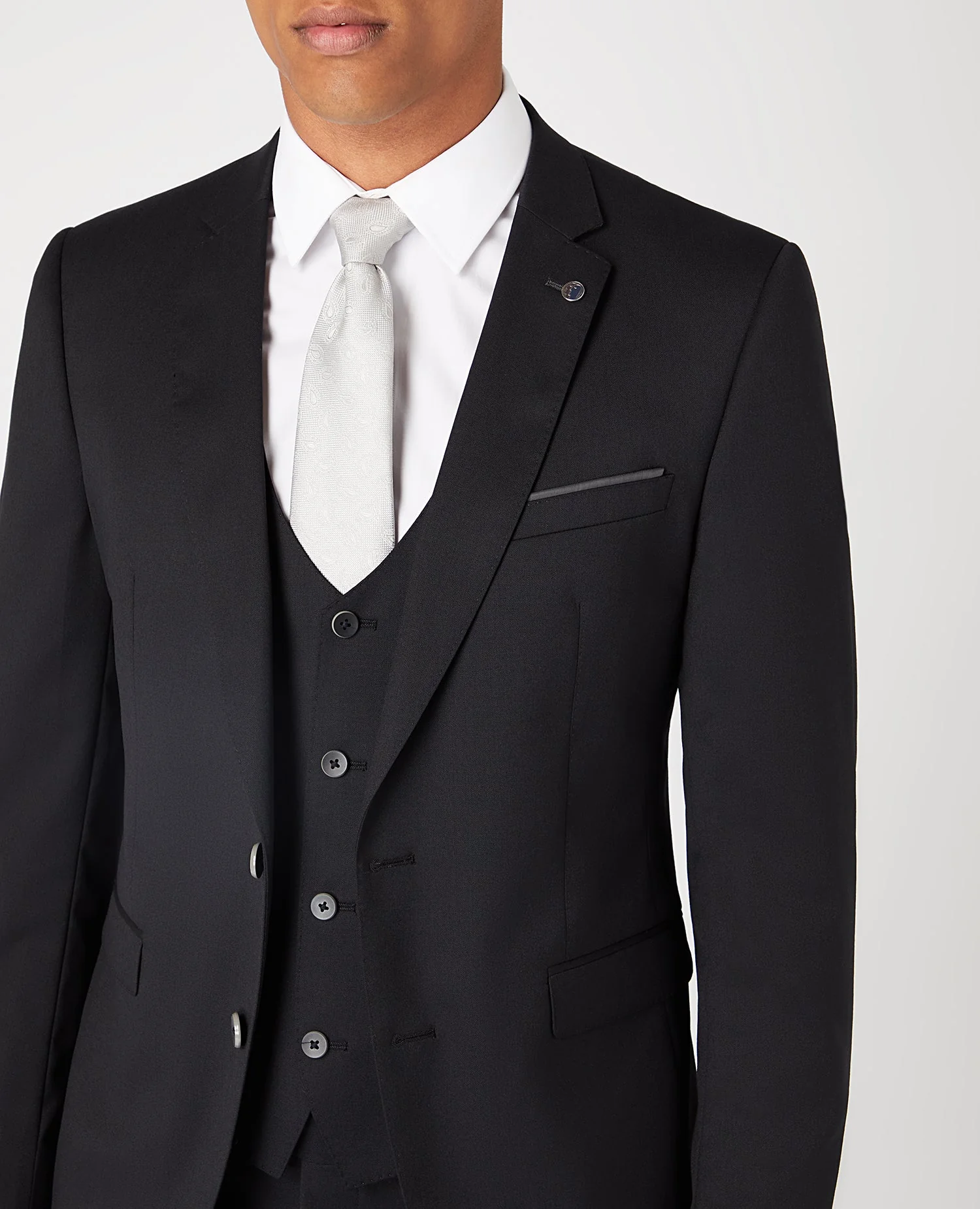 Slim Fit Wool-Rich Mix and Match Suit Jacket - Image 4