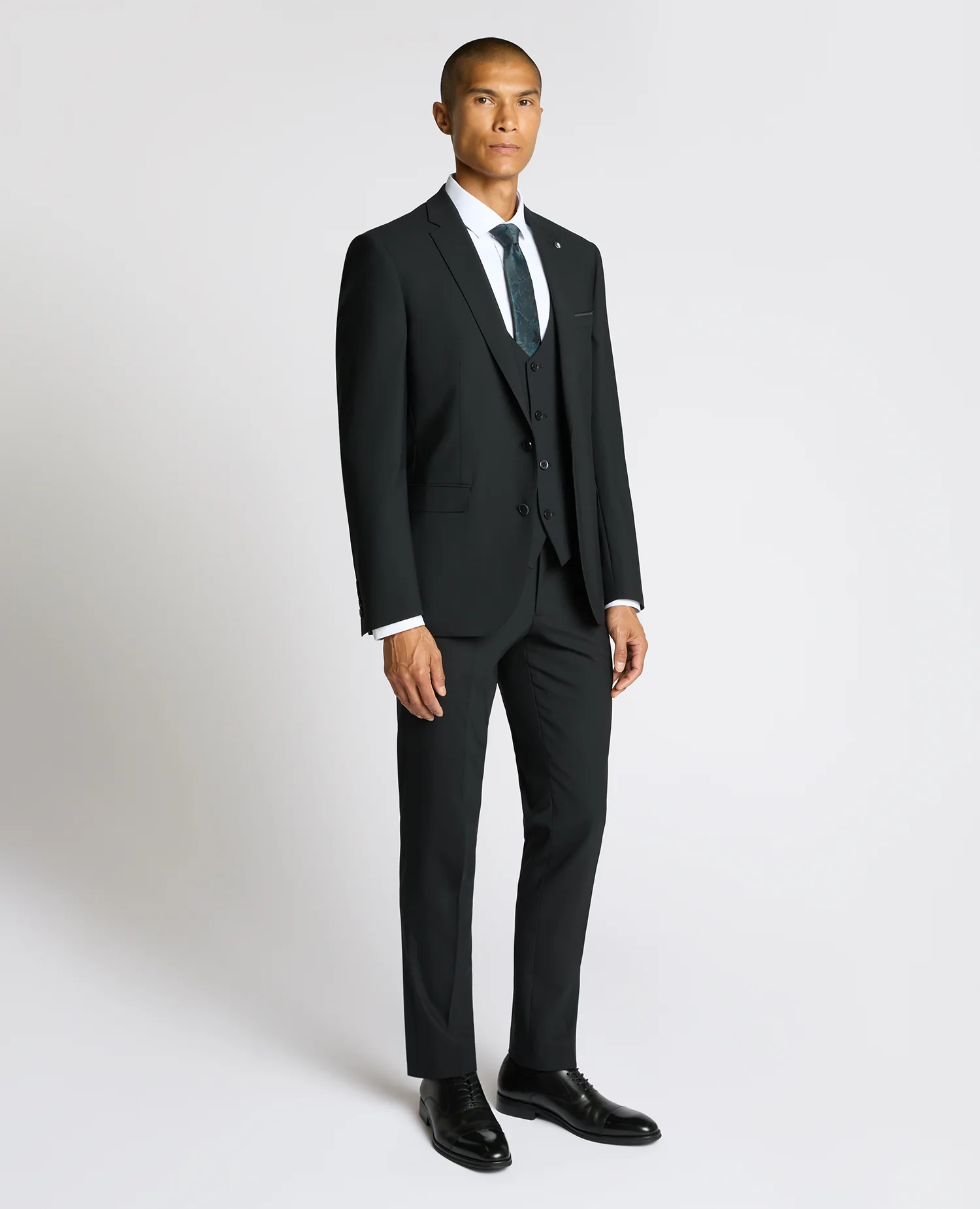 Slim Fit Wool-Blend Suit Jacket - Image 2