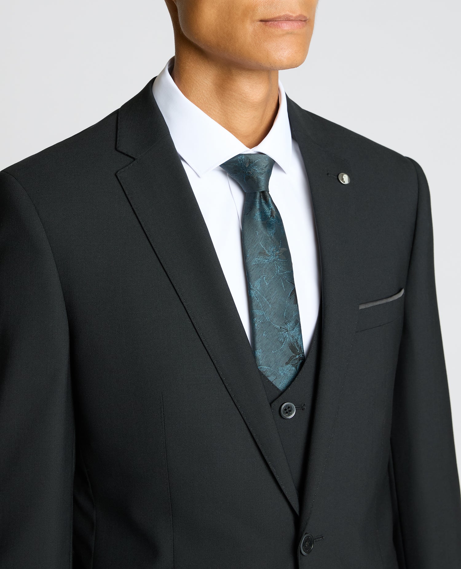 Slim Fit Wool-Blend Suit Jacket - Image 4
