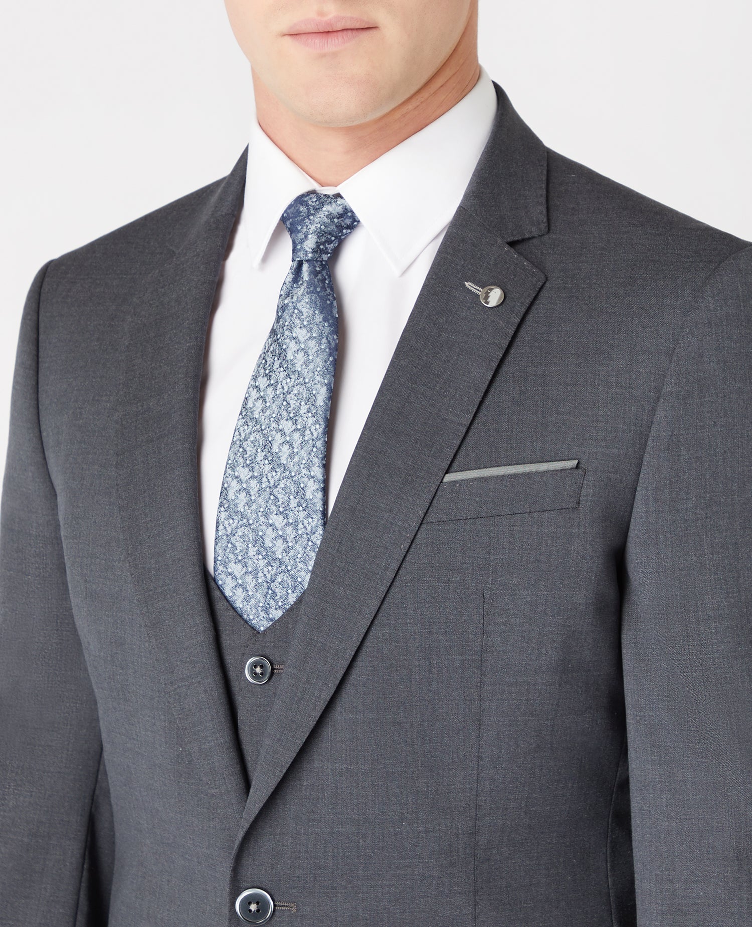 Slim Fit Wool-Rich Mix and Match Suit Jacket - Image 4