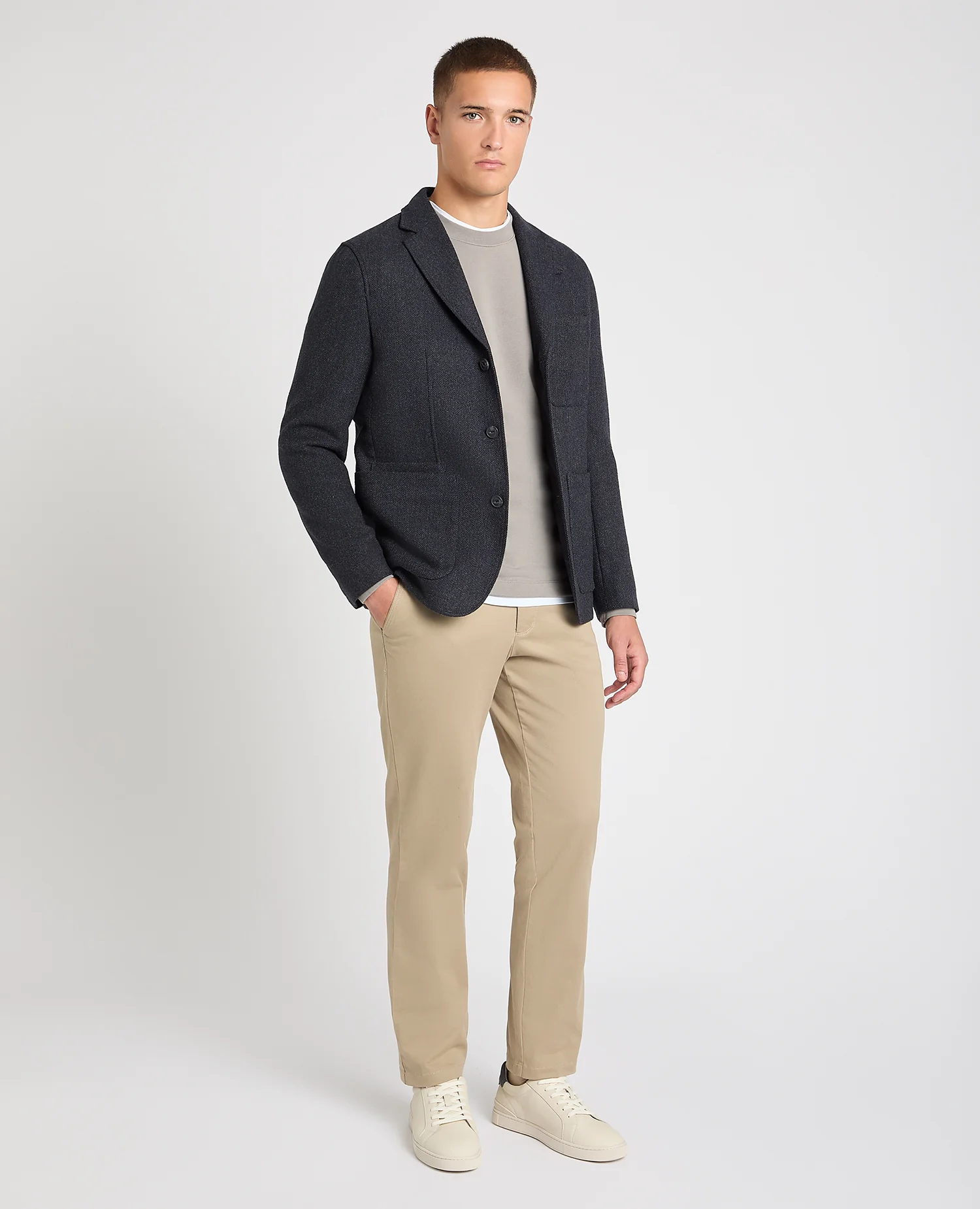 Slim fit wool-poly jacket - Image 2